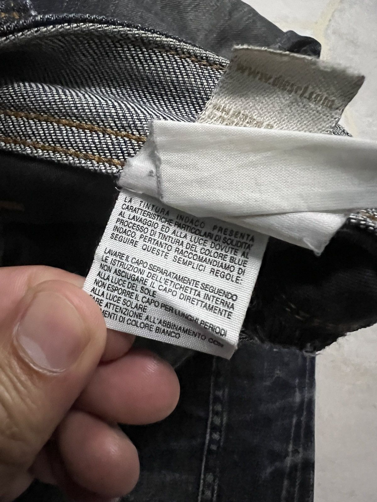 Diesel 💥Rare Diesel Industry Onijo Special Distress Jean Size US 33 - 23 Thumbnail