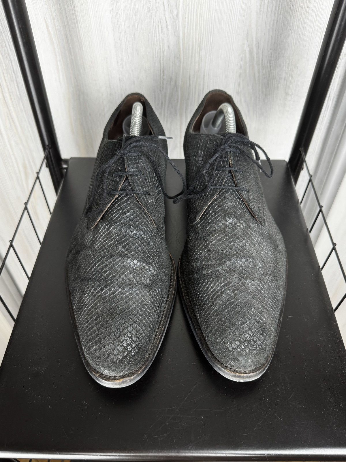 Floris van Bommel Floris van Bommel lace derby snake style classic shoes 9.5 Size US 10.5 / EU 43-44 - 6 Thumbnail