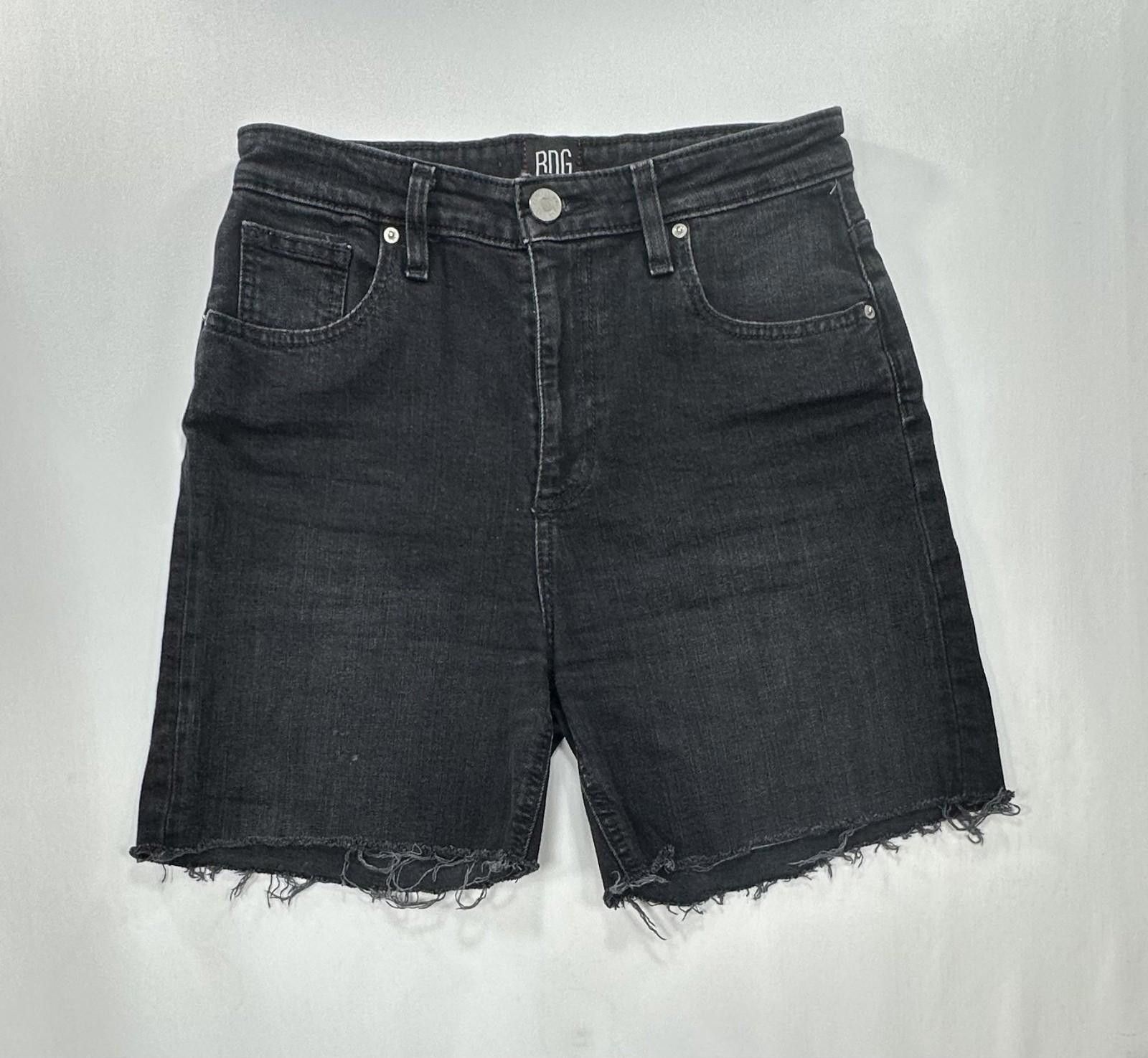 Bdg Urban Outfitters BDG Cutoff Denim Jean Shorts Black Women 29 Size 29" - 1 Thumbnail