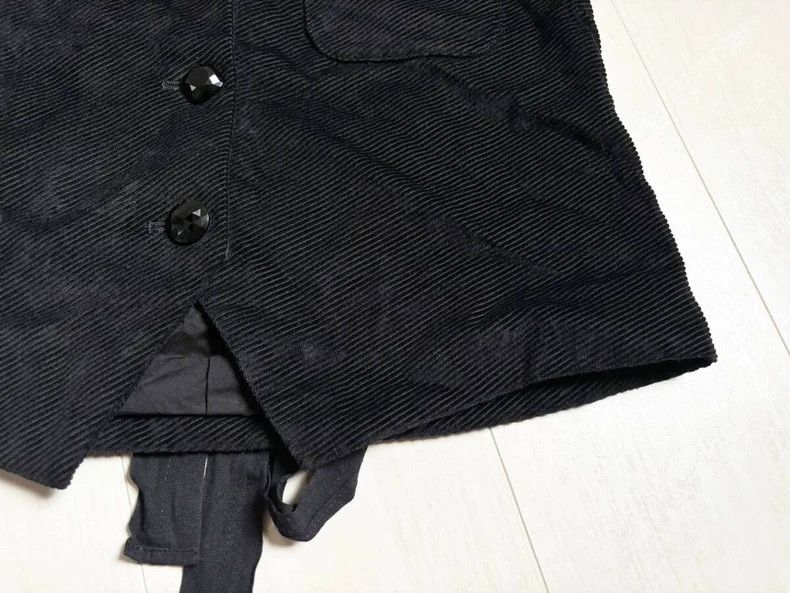 Number (N)ine Number (N)ine08aw wool-edged corduroy vest 2503-Nextarrow Size US XS / EU 42 / 0 - 4 Thumbnail