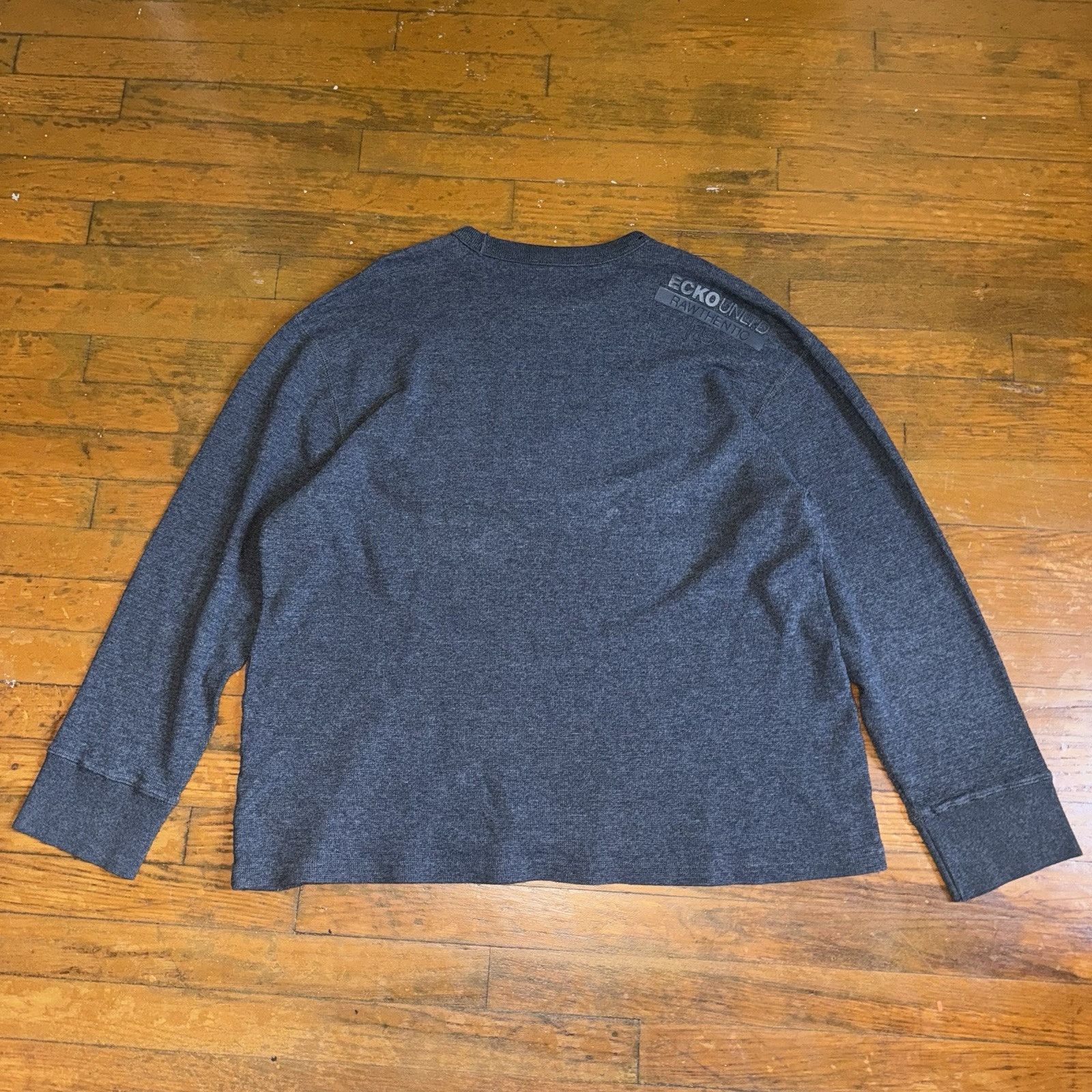 Ecko Unltd. Ecko Unltd Y2K Vintage Big Logo Thermal Size 3XL Shrunk Size US XXL / EU 58 / 5 - 4 Thumbnail