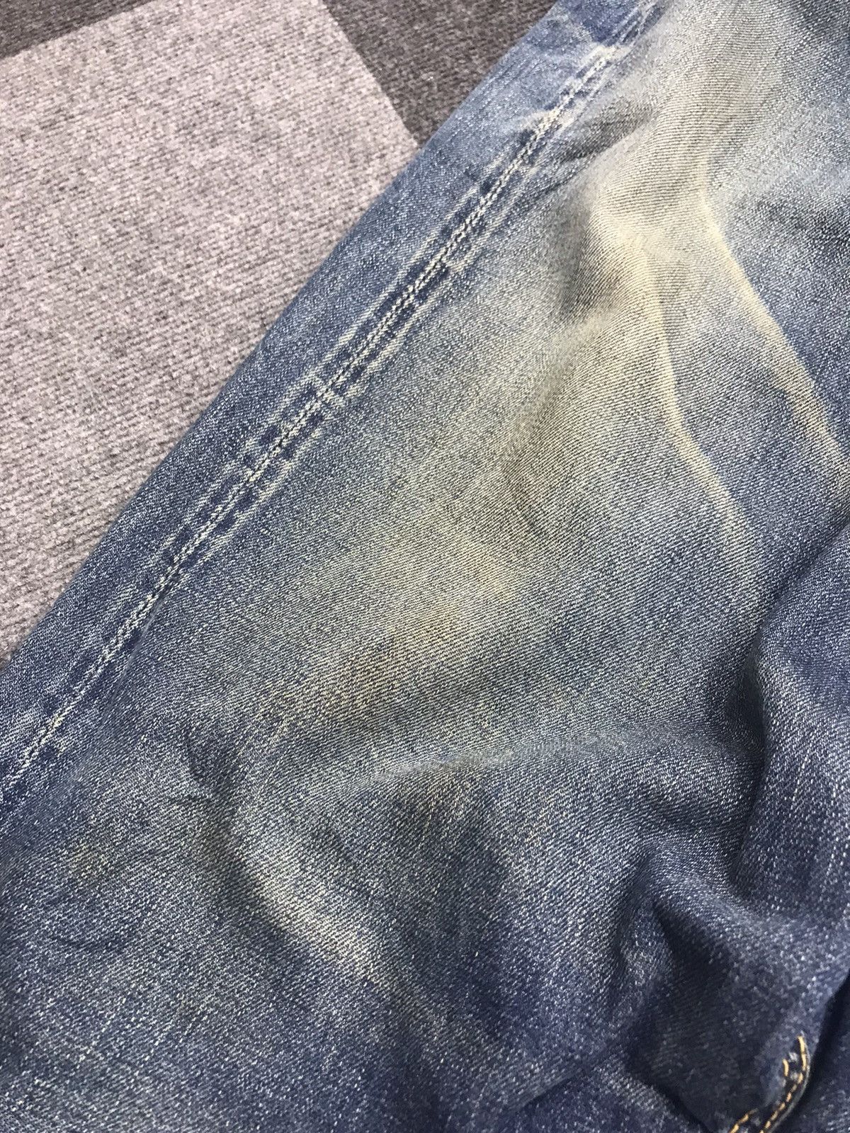 Warehouse 💥THRASHED💥WAREHOUSE SPECIAL Thrashed Selvedge Jeans Size US 29 - 20 Thumbnail