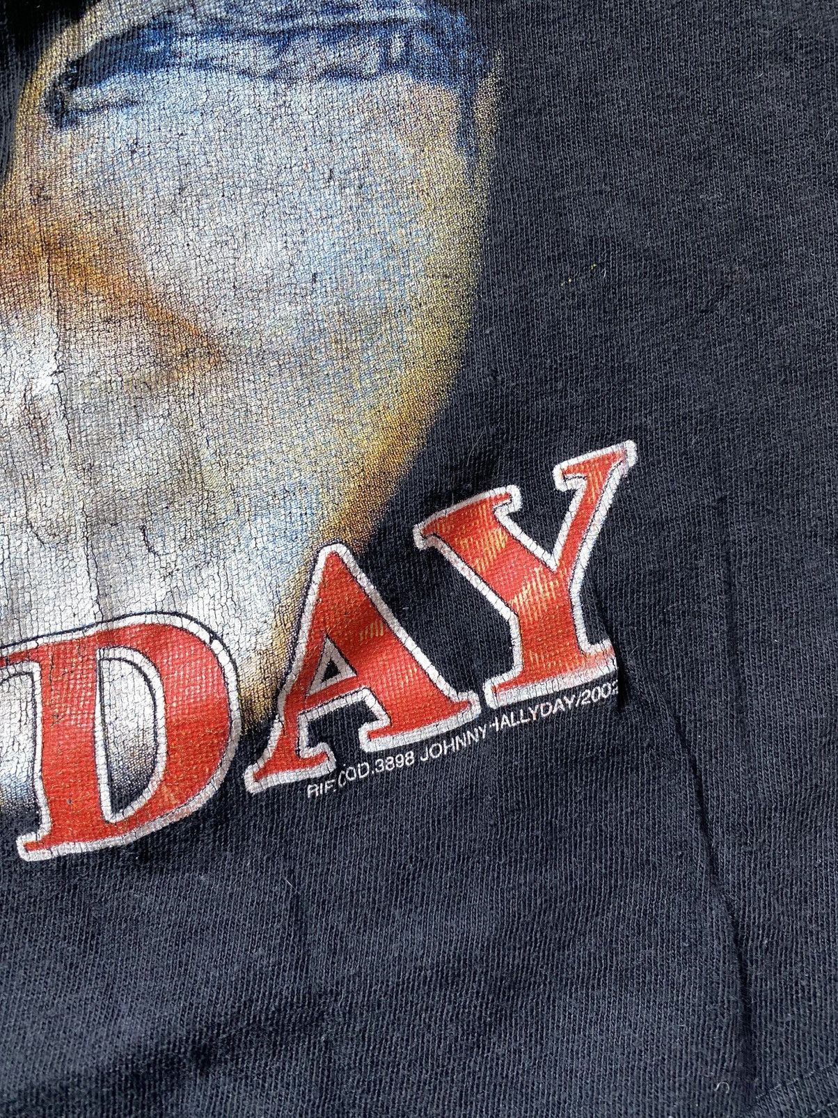 Band Tees × Vintage Johnny Hallyday 2002 French Rock Airstream Trailer Tee Size US M / EU 48-50 / 2 - 3 Thumbnail