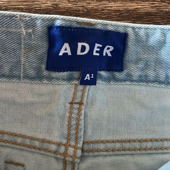 Ader Error NEW Ader error Innersy deconstructed straight leg jeans 26 Size 26" / US 2 / IT 38 - 6 Thumbnail