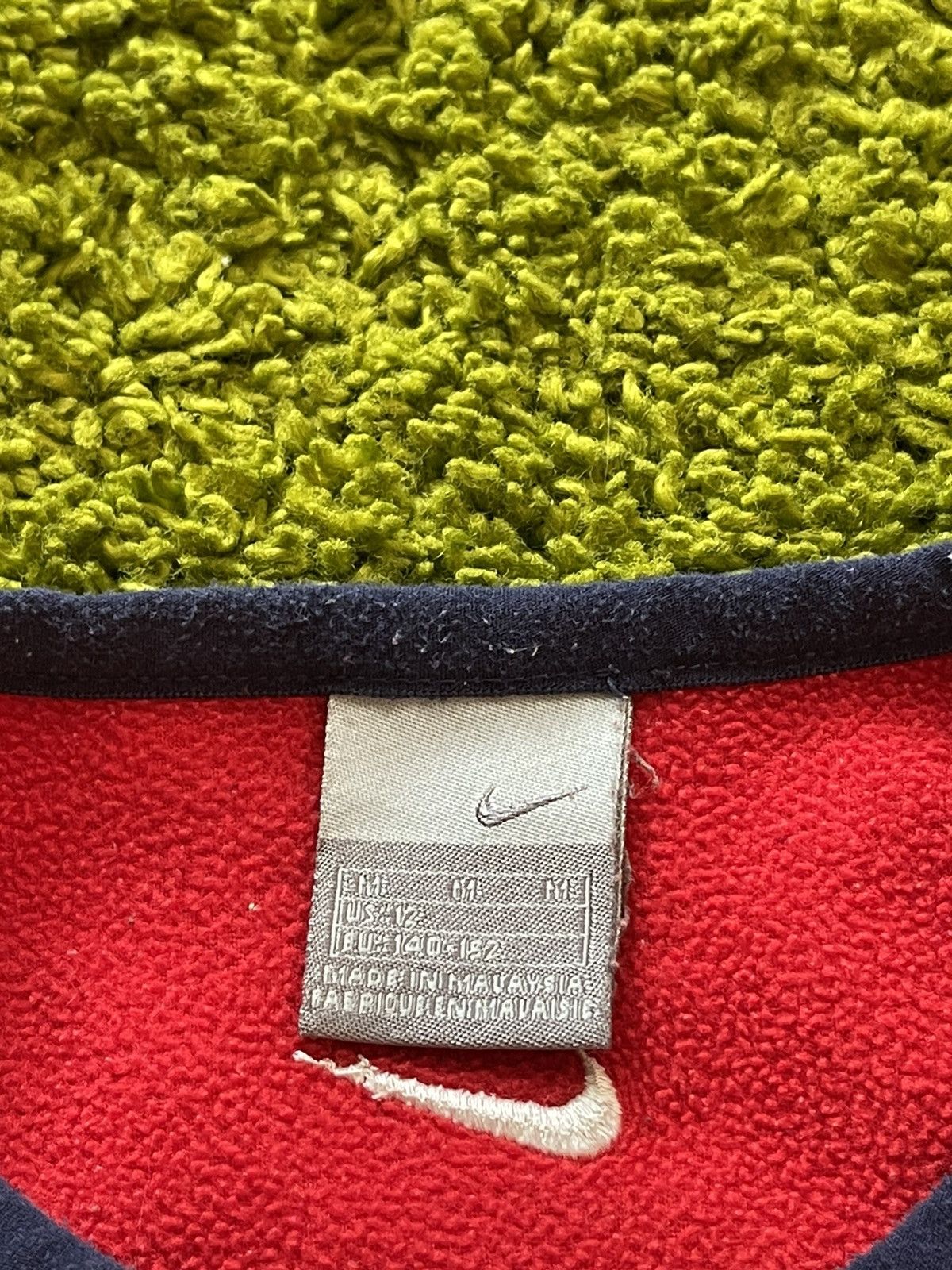 Nike × Vintage Nike athletic 2000s vintage Y2K fleece sweatshirt Size M / US 6-8 / IT 42-44 - 5 Thumbnail