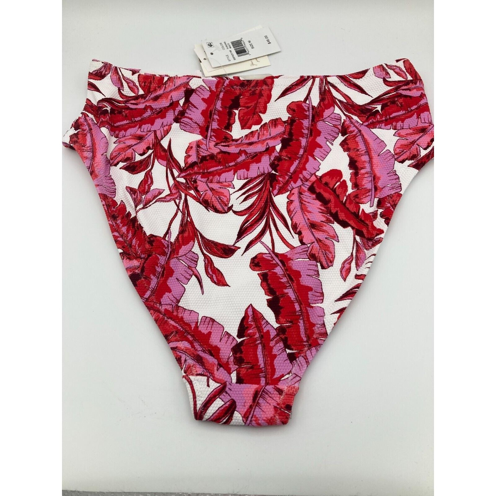 Jessica Simpson Jessica Simpson Women's Palm Print Swimsuit Bottoms Size M Size ONE SIZE - 3 Thumbnail