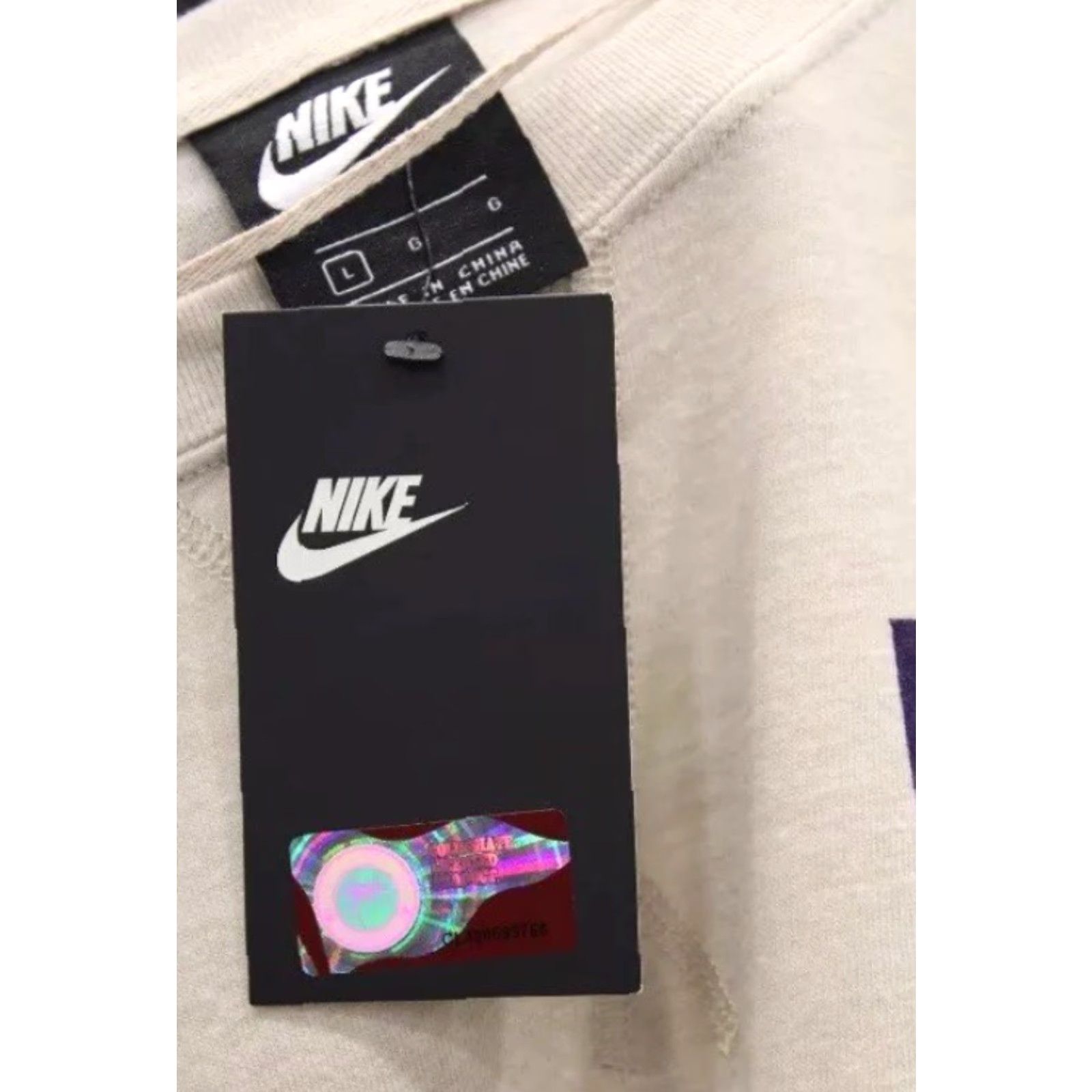 Nike Nike NBA Dallas Mavericks MAVS Beige Lightweight Sweatshirt L Women Size L / US 10 / IT 46 - 3 Thumbnail
