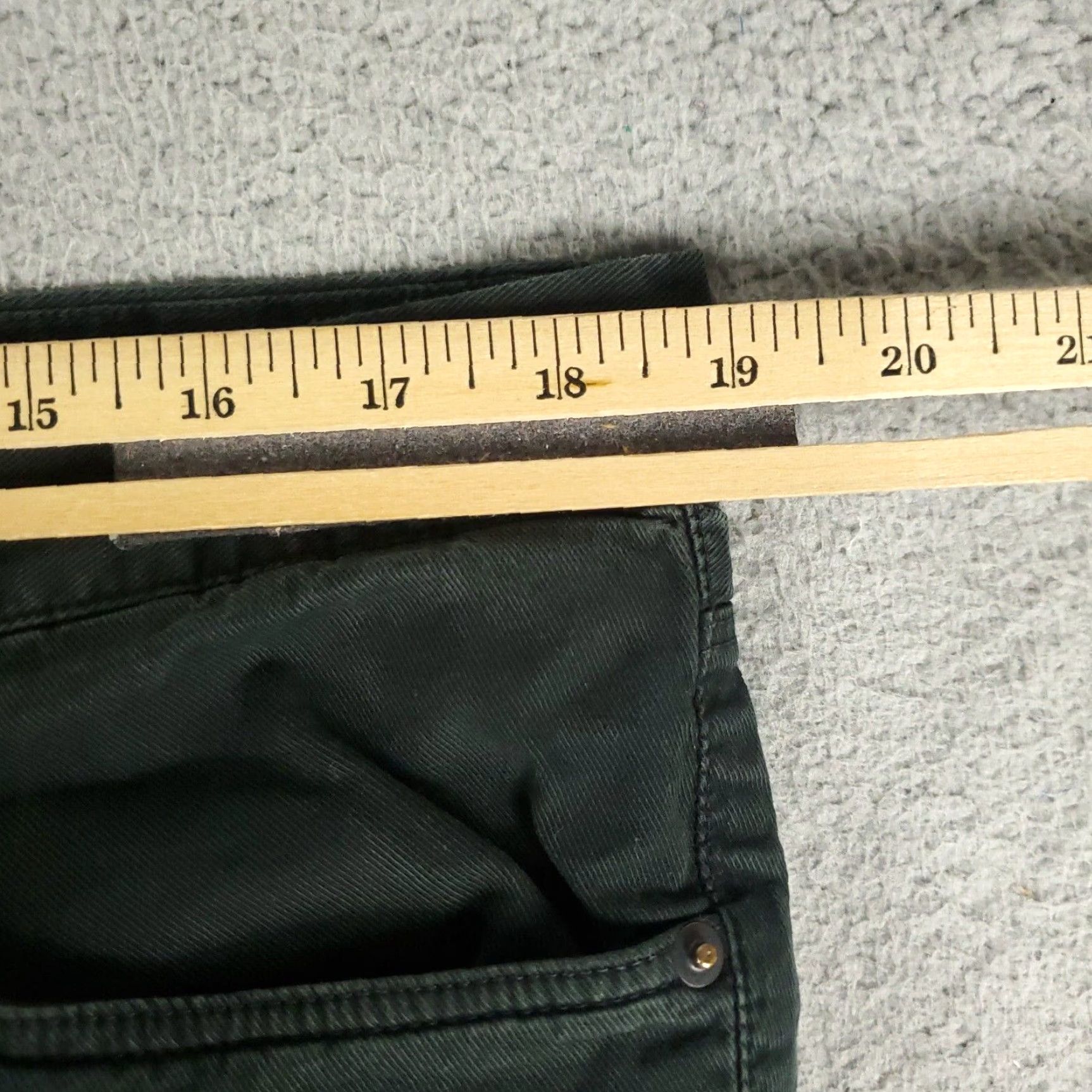 Theory VINTAGE Theory Jeans Mens 38x32 Straight Leg Canvas Pants Black Casual Classic 2000s Size US 32 / EU 48 - 3 Thumbnail