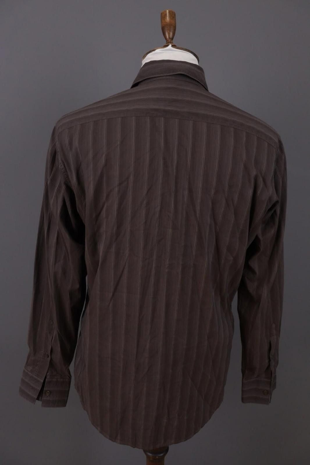 Ermenegildo Zegna Zegna Brown City Button Down Shirt Size 42 / 16 1/2 Size US M / EU 48-50 / 2 - 9 Thumbnail