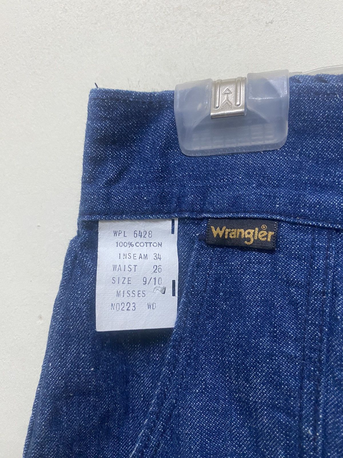Vintage Vintage 70’s Wrangler Flared Bell Bottom Jeans Size 26" / US 2 / IT 38 - 5 Thumbnail