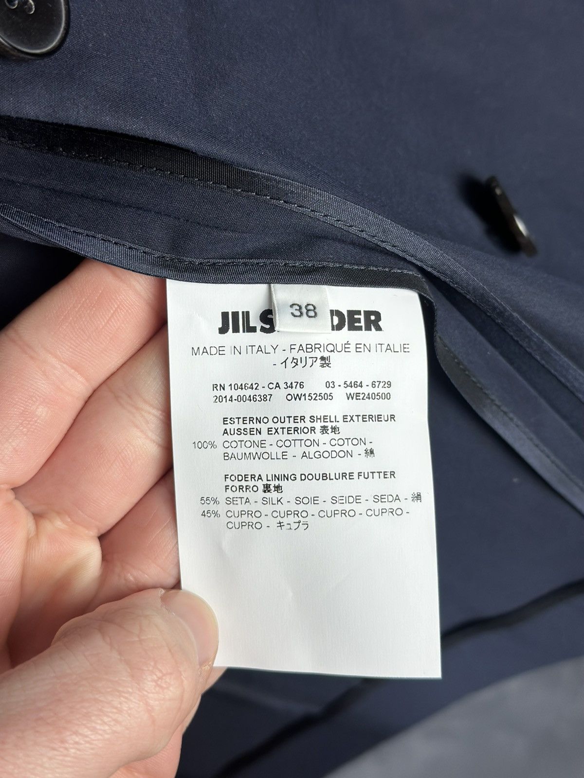 Jil Sander Jil Sander Cotton Blazer Jacket Women’s 38 Size XS / US 0-2 / IT 36-38 - 7 Thumbnail