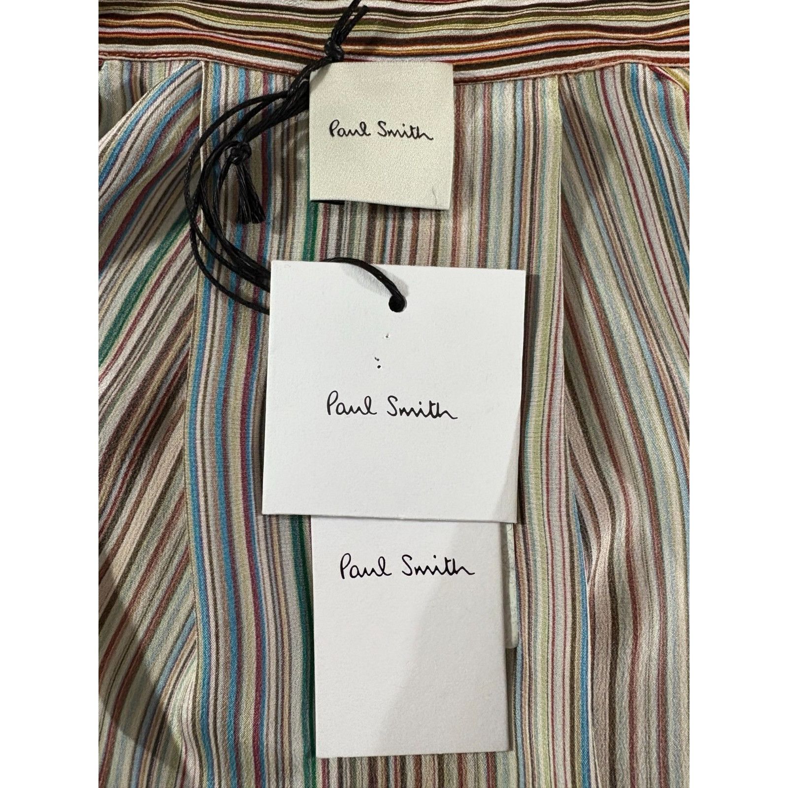 Paul Smith Paul Smith Silk 'Signature Stripe' Shirt size 42 US 6 multic Size S / US 4 / IT 40 - 3 Thumbnail