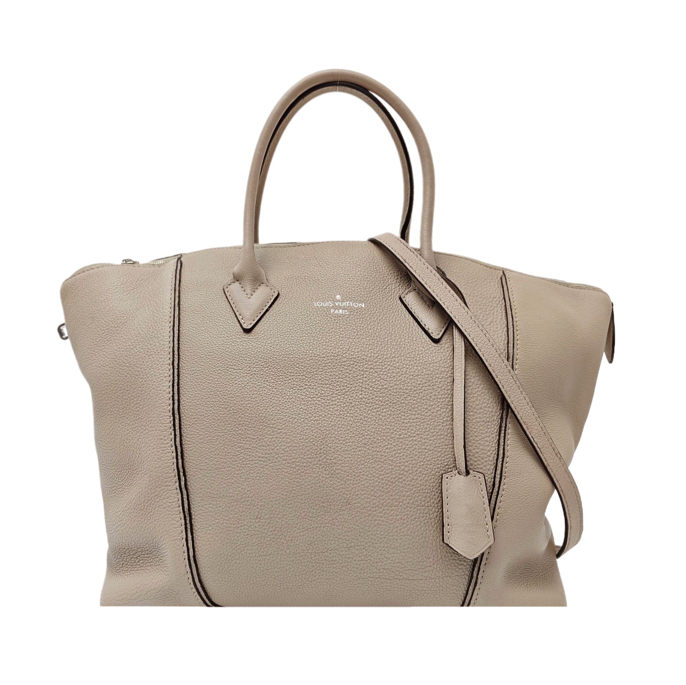 Louis Vuitton Louis Vuitton Lockit Elephant Gray Leather Tote Bag Size ONE SIZE - 1 Thumbnail