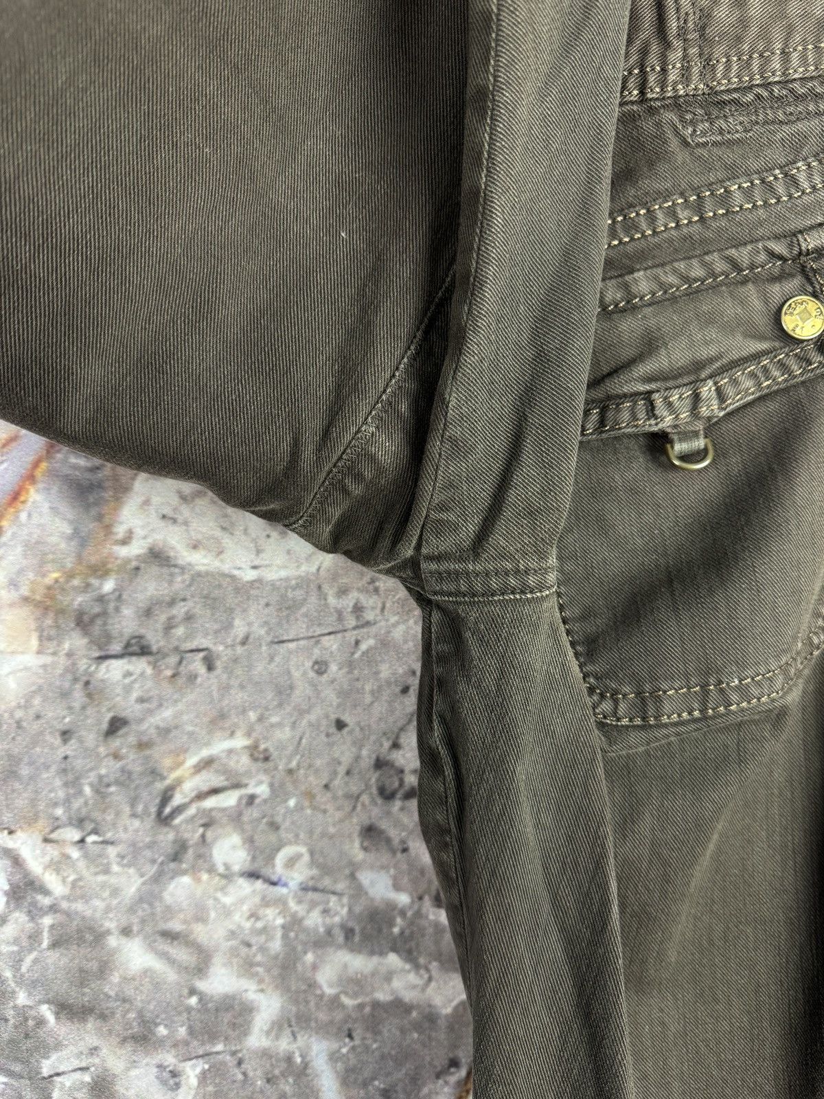 Marithe + Francois Girbaud Marithe Francois Girbaud Vintage Cargo Biker Jeans Size 28" / US 6 / IT 42 - 16 Thumbnail