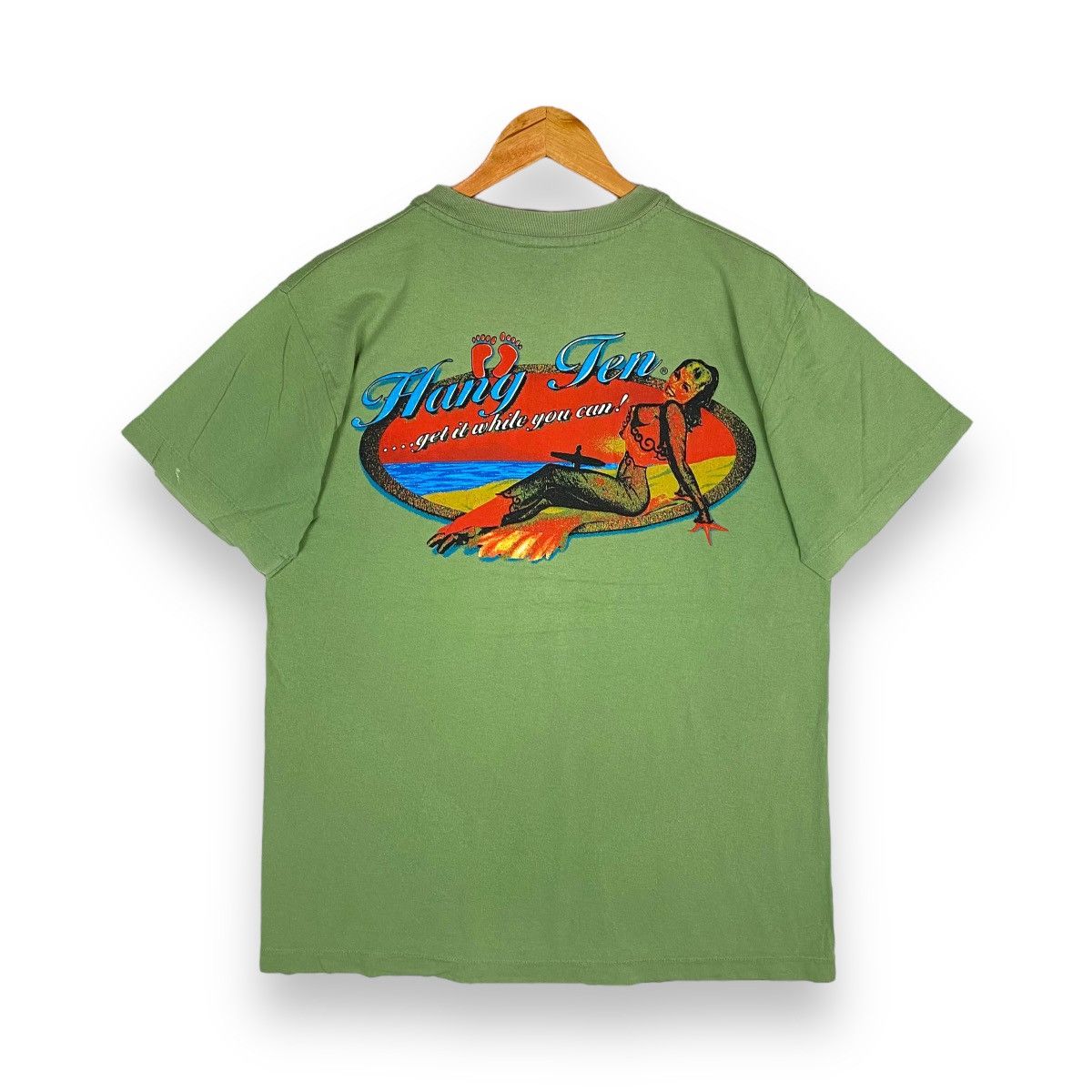 Hang Ten VINTAGE HANG TEN SURFING GET IT WHILE YOU CAN HAWAIIAN TEE Size US M / EU 48-50 / 2 - 1 Thumbnail
