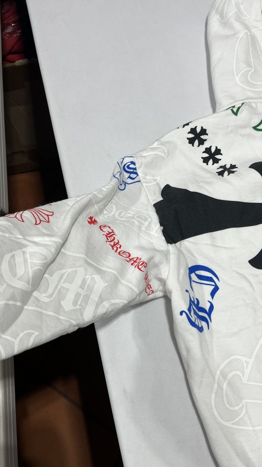 Chrome Hearts Chrome Hearts Stencil White Hoodie Size US XS / EU 42 / 0 - 16 Thumbnail