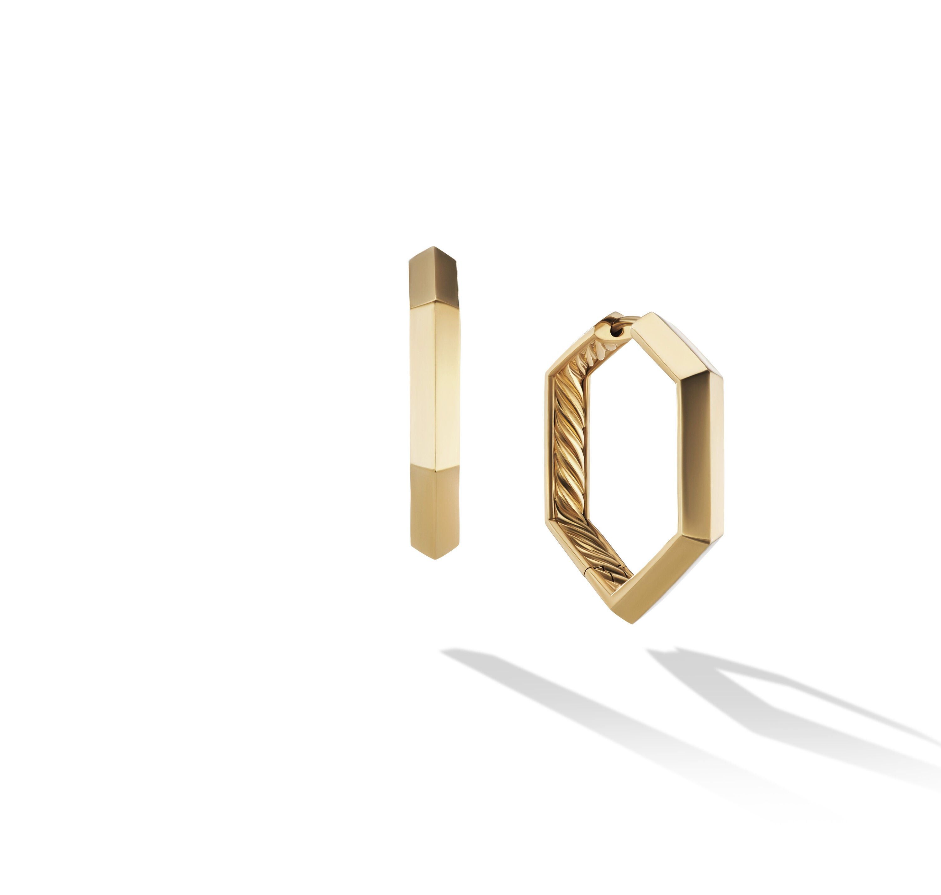 David Yurman o1w1db10526 E17516/Size 10/Carlyle Hoop Earrings in Golden Size ONE SIZE - 1 Thumbnail
