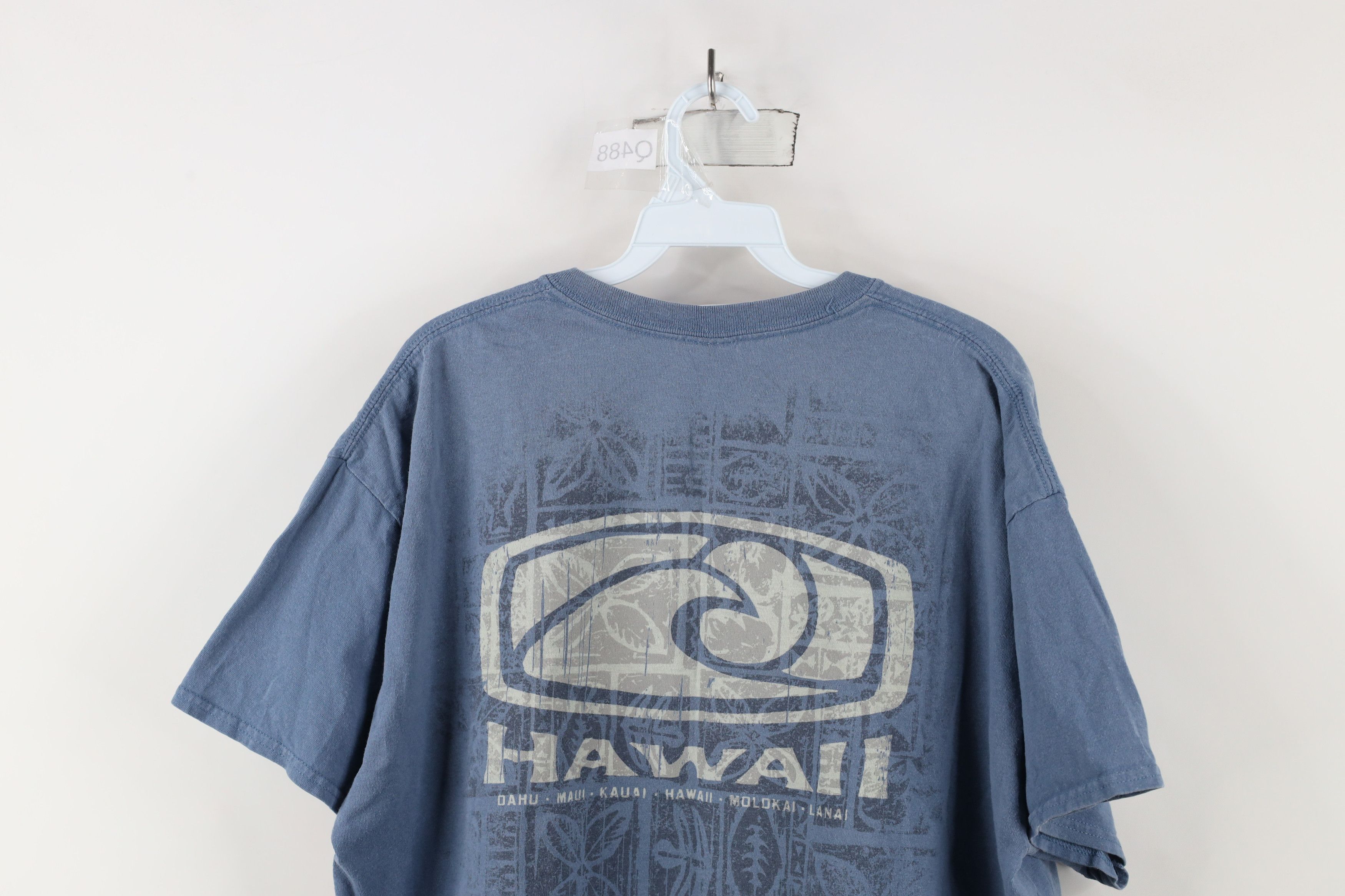Vintage Vintage Y2K Streetwear Hawaii Surfing T-Shirt Blue Cotton Size US XL / EU 56 / 4 - 12 Thumbnail