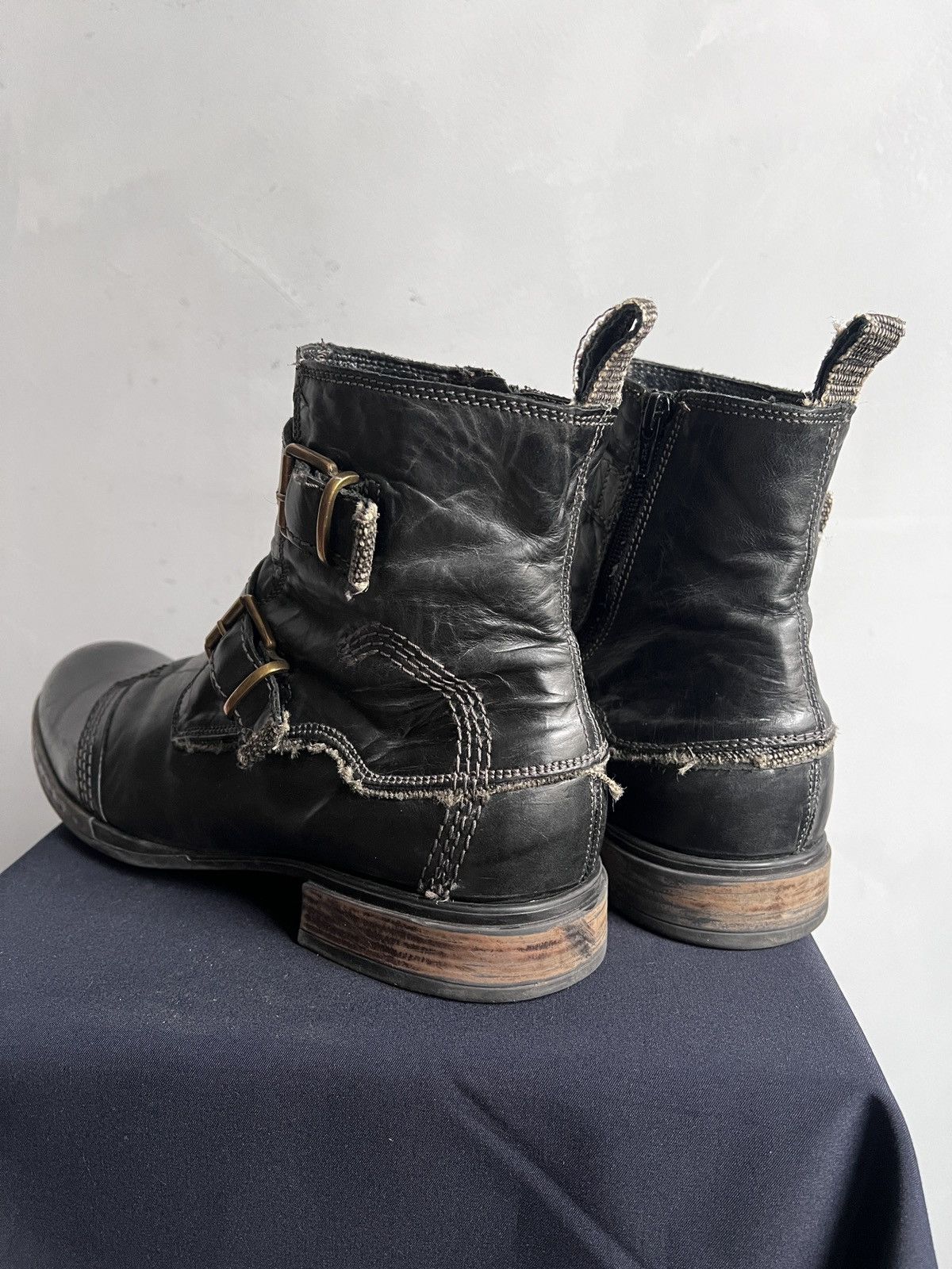 Other Archive ankle leather belted guidi style boots avant garde Size US 10 / EU 43 - 9 Thumbnail