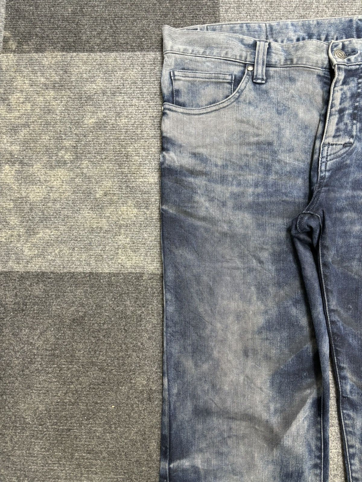 Japanese Brand 💥FLARE💥Insane Style Tornado Mart Japan Flare Denim F466 Size US 35 - 4 Thumbnail