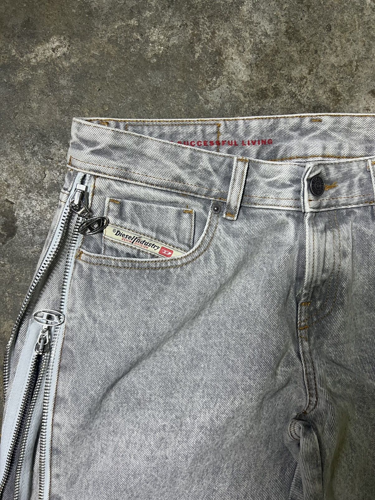 Diesel Diesel - FW/22 - Double Zip Denim Pants Size US 32 / EU 48 - 10 Thumbnail