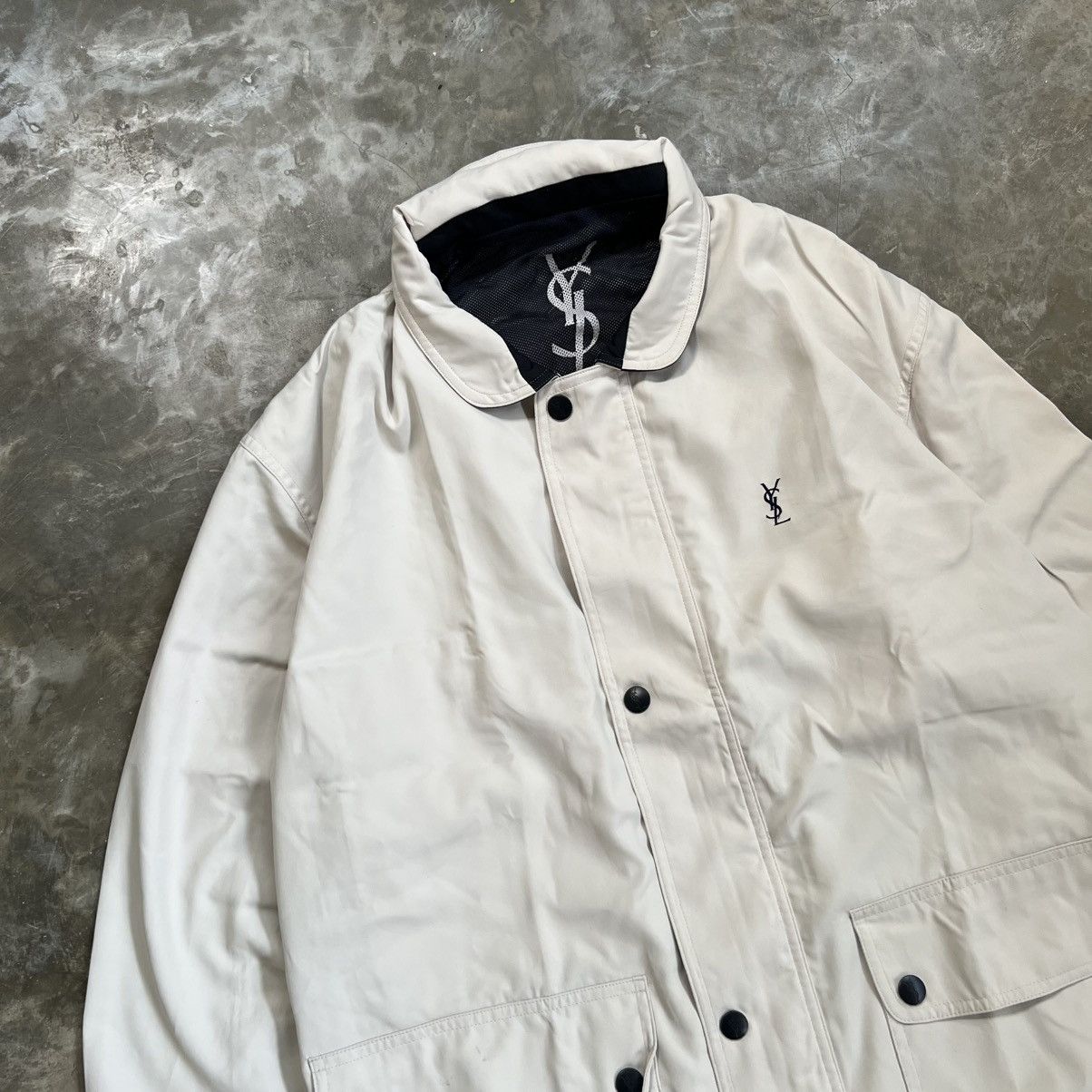 Yves Saint Laurent 1990s Yves Saint Laurent Zip Up Jacket Size US L / EU 52-54 / 3 - 2 Thumbnail