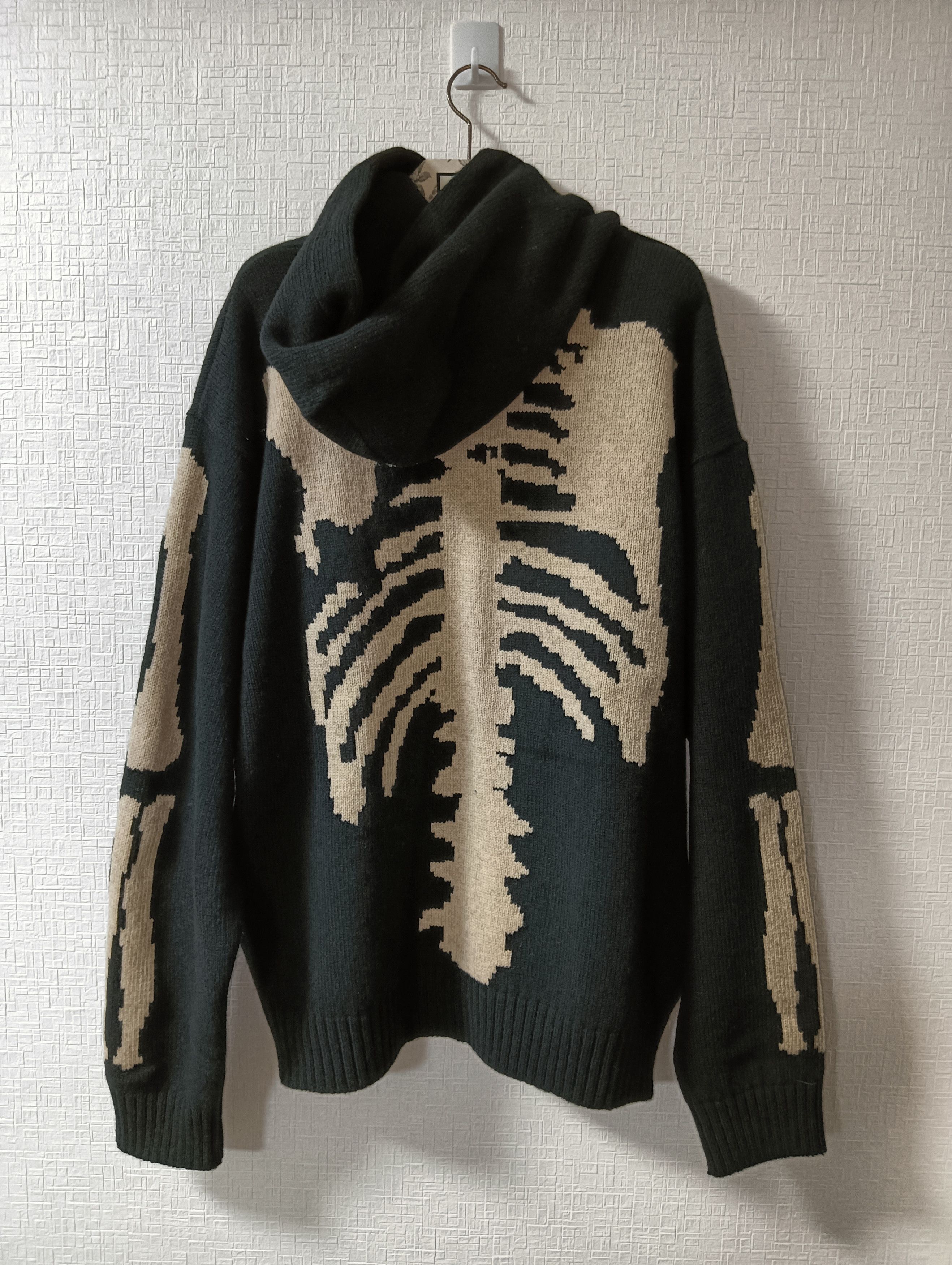 Kapital Kountry kapital bone skeleton hoodie black A$AP