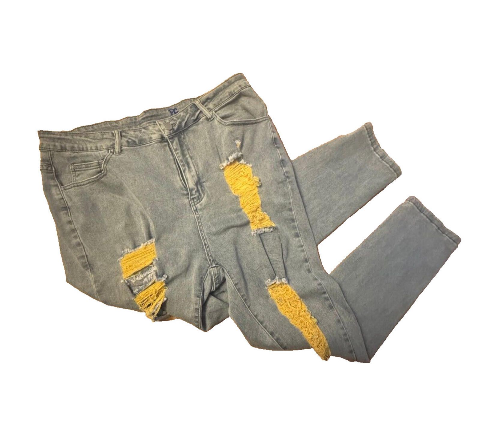 Other XPlus Distressed Denim Jeans Mens XL Size US 36 / EU 52 - 1 Thumbnail