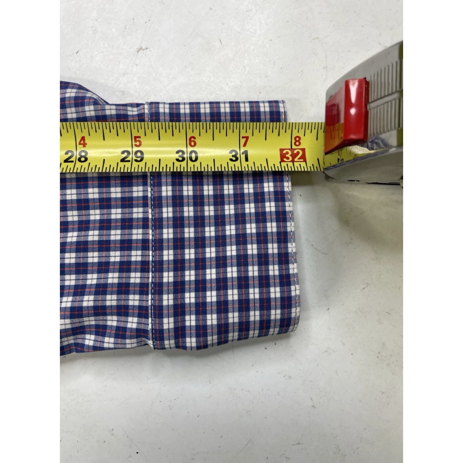 Mizzen+Main Mizzen+Main Mens Shirt L Blue Plaid Button Up Collared Slim Fit Twill Easy Care All Seasons City Classic Size US L / EU 52-54 / 3 - 4 Thumbnail