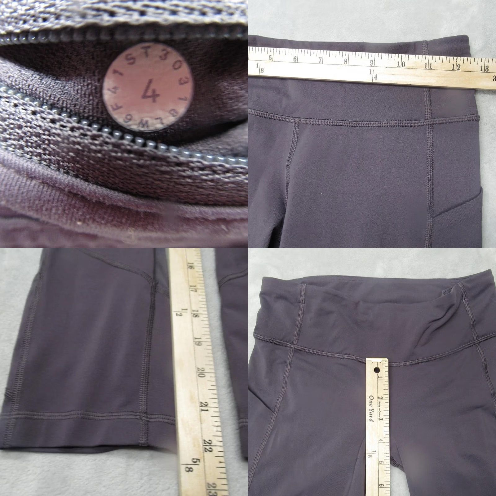 Lululemon Lululemon Legging Womens 4 Purple Pace Rival Crop Stash Pocket Pull on Size 27" / US 4 / IT 40 - 8 Thumbnail