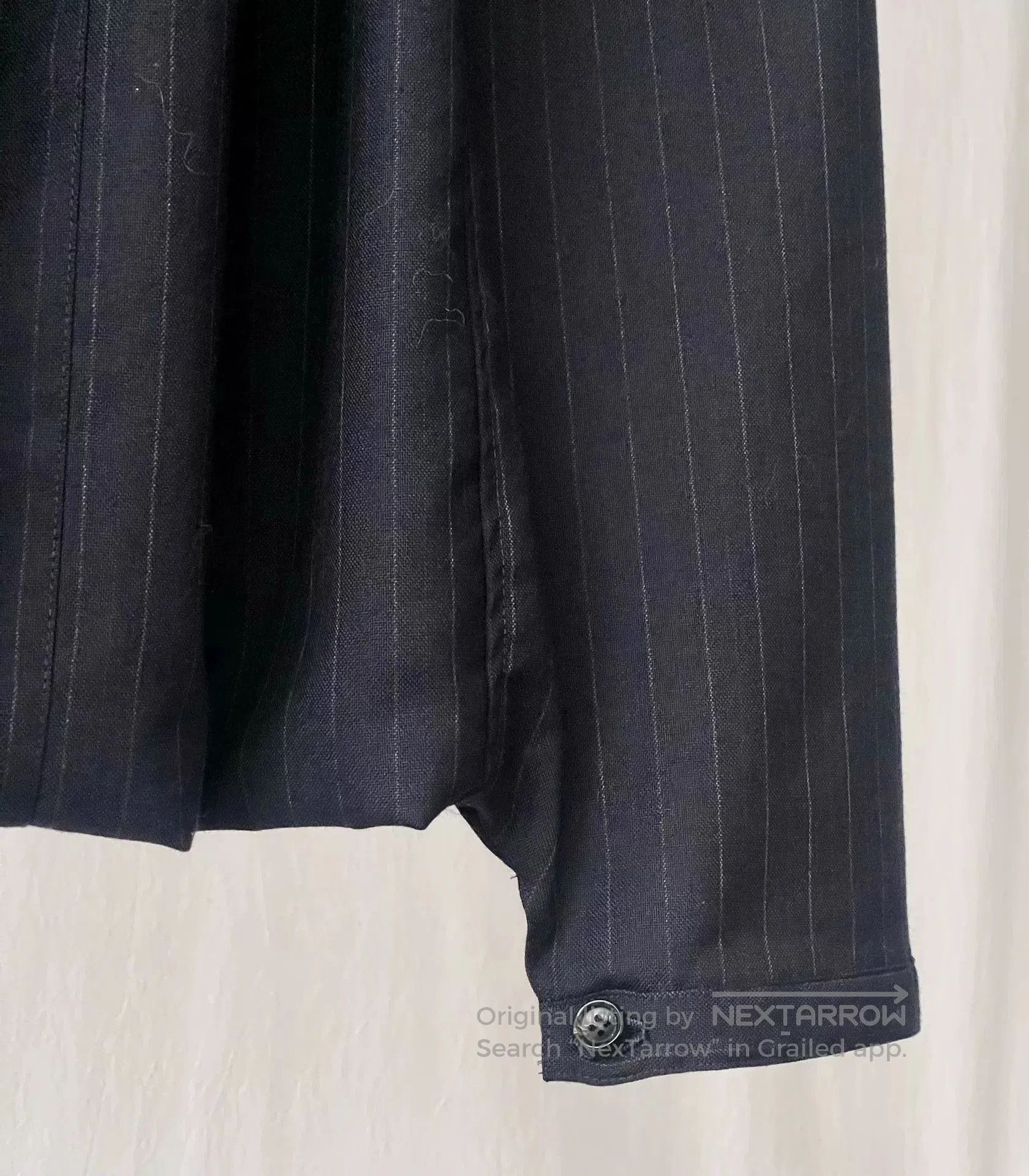 Comme des Garcons Comme des Garçons Striped Wool Drop-Crotch Pants. Size 28" / US 6 / IT 42 - 6 Thumbnail
