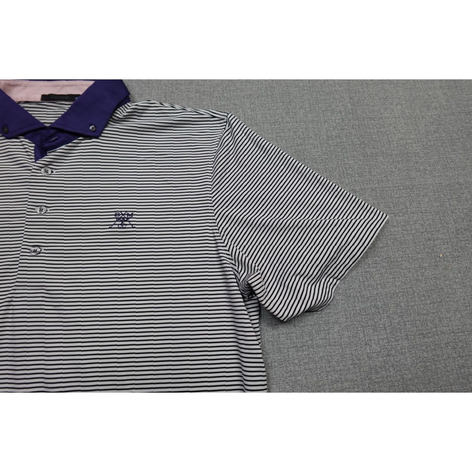 Vintage Greyson Polo Shirt XL White Golf Lightweight Stretch Performance Wolf Modern Sports Mens Size US XL / EU 56 / 4 - 2 Thumbnail