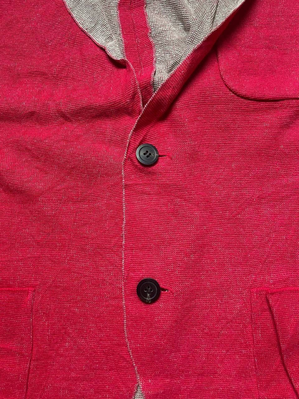Designer × Issey Miyake × Vintage Vintage Designer Issey Miyake No Collar Linen Cotton Jacket Size US L / EU 52-54 / 3 - 5 Thumbnail