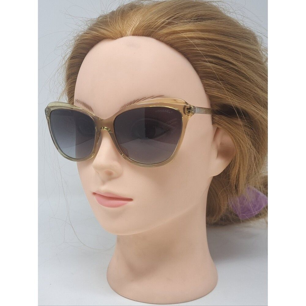 Chanel CHANEL Women's Sunglasses Italy Cateye Dark Tint 5384 1628/ Size ONE SIZE - 1 Thumbnail