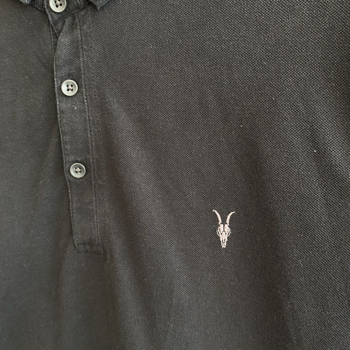 Allsaints Mens Allsaints Small Logo y2k streetwear designer polo Size US XL / EU 56 / 4 - 3 Thumbnail