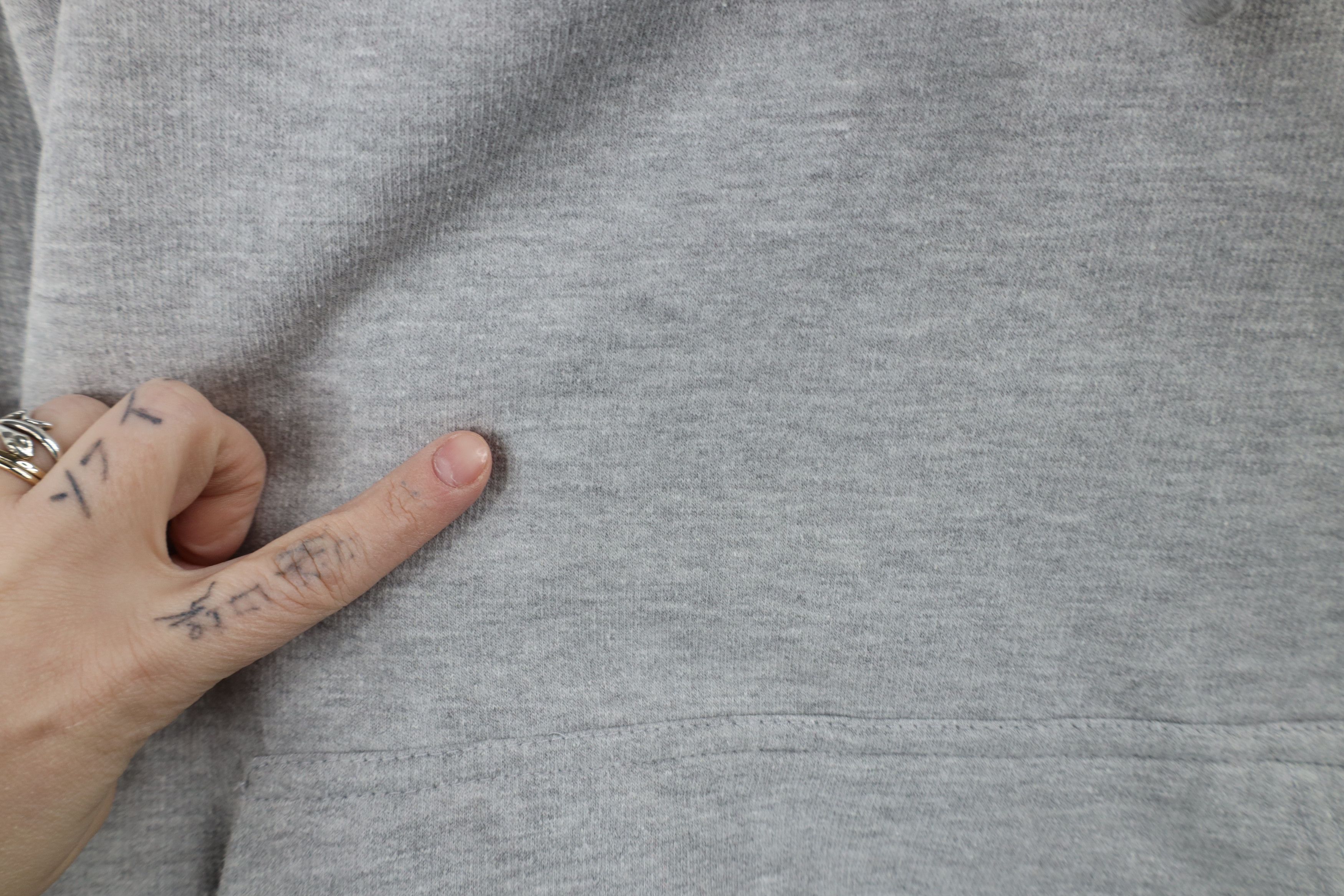 Vintage Vintage 90s Y2K Streetwear Hoodie Sweatshirt Heather Gray Size US M / EU 48-50 / 2 - 5 Thumbnail