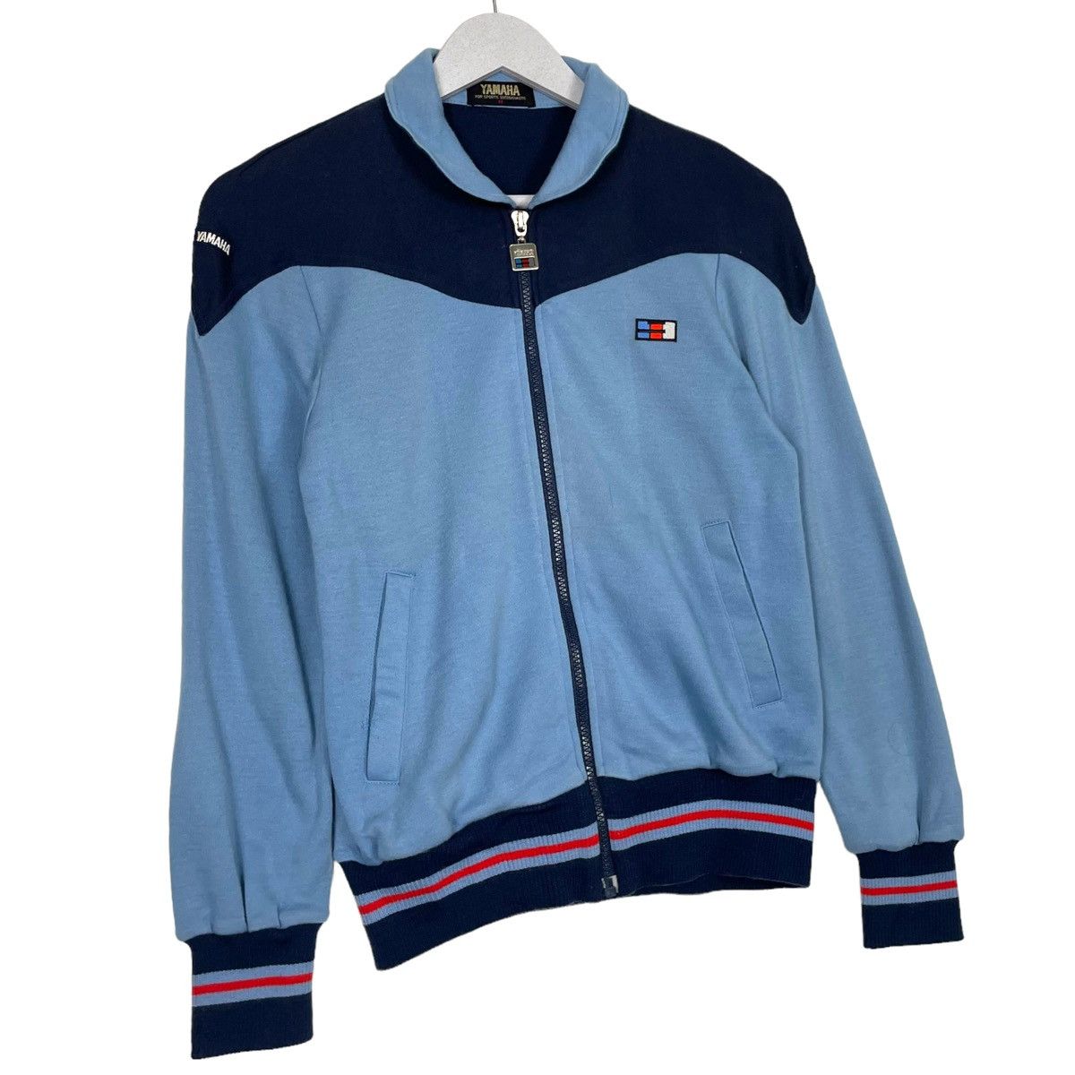 Japanese Brand × Vintage × Yamaha 🔥VTG YAMAHA RACING ZIPPER SWEATER Size US XS / EU 42 / 0 - 3 Thumbnail