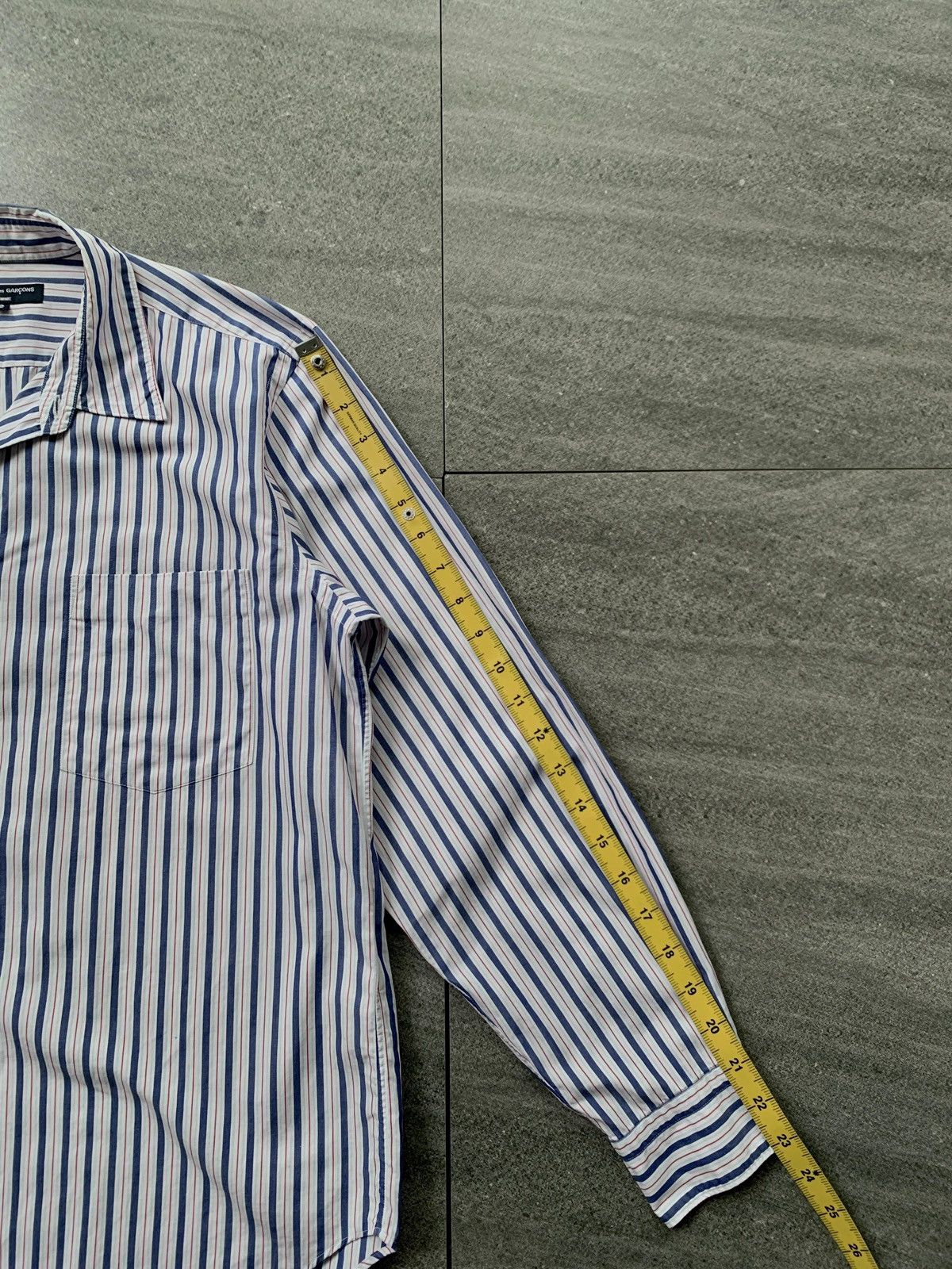 Comme des Garcons Homme FREE TAX! CDGH Striped Longsleeve Shirts Size US S / EU 44-46 / 1 - 11 Thumbnail