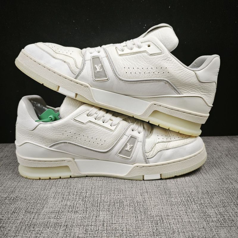 Louis Vuitton Louis Vuitton Trainer White Low-Top Fashion Sneakers - Size US 9.5 / EU 42-43 - 8 Thumbnail