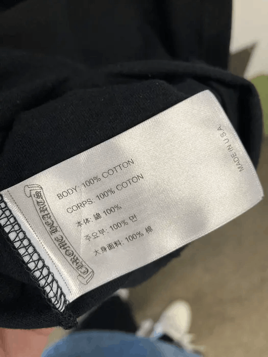 Chrome Hearts Chrome Hearts Scroll Script Logo Tee Size US L / EU 52-54 / 3 - 9 Thumbnail