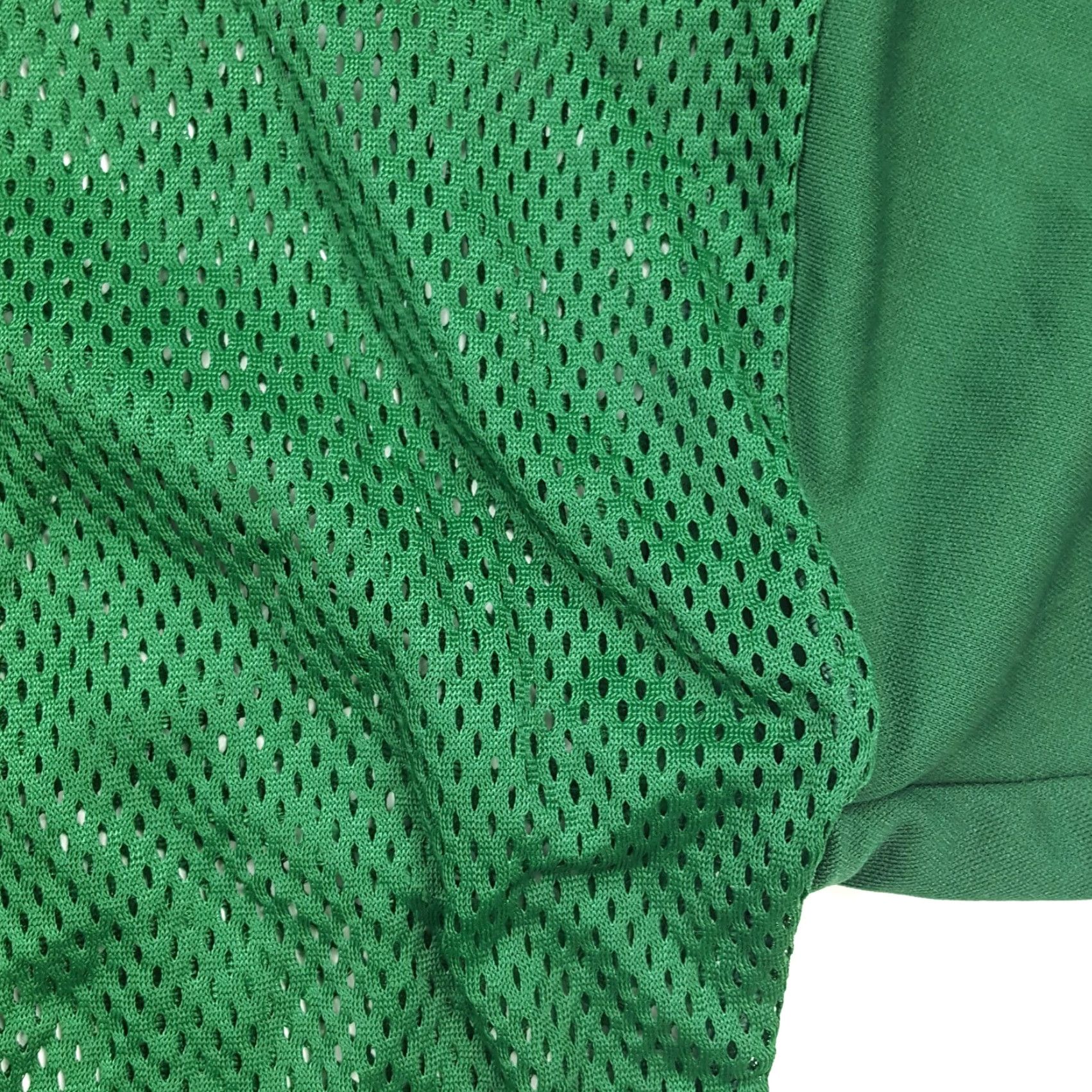 Reebok VINTAGE Reebok Green Football Jersey T-Shirt Men XL Warmup Dark Green Y2K Short Sleeve V-Neck Graphic Print 90s Retro Sports Casual Mens Size US XL / EU 56 / 4 - 5 Thumbnail