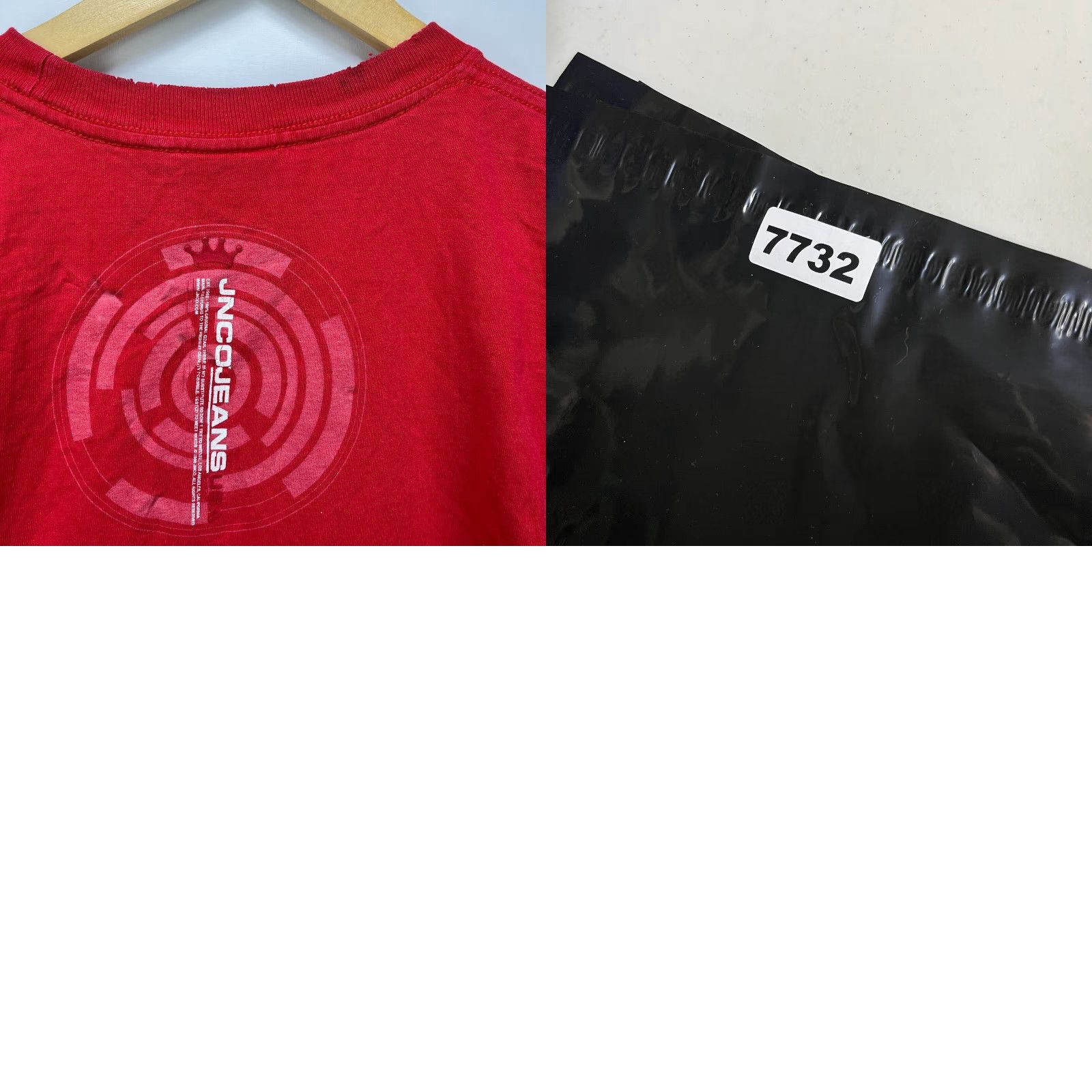 JNCO **VINTAGE Y2K JNCO USA Flag T-Shirt Large Red** User: Vintage Y2K JNCO USA Flag T-Shirt Large Red Size US L / EU 52-54 / 3 - 9 Thumbnail