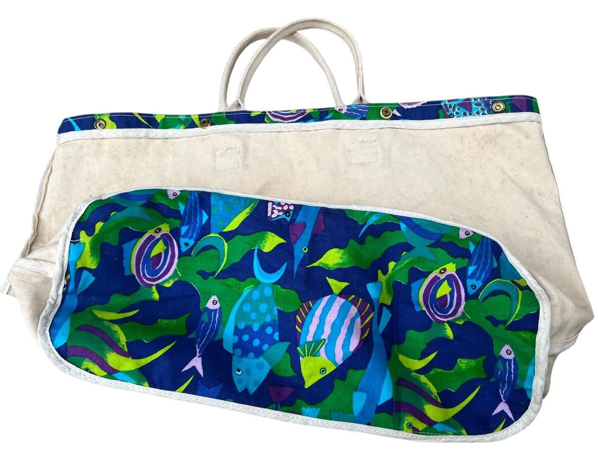 L.L. Bean RARE! 70s L.L. Bean All Print Tote Bag Size ONE SIZE - 16 Thumbnail