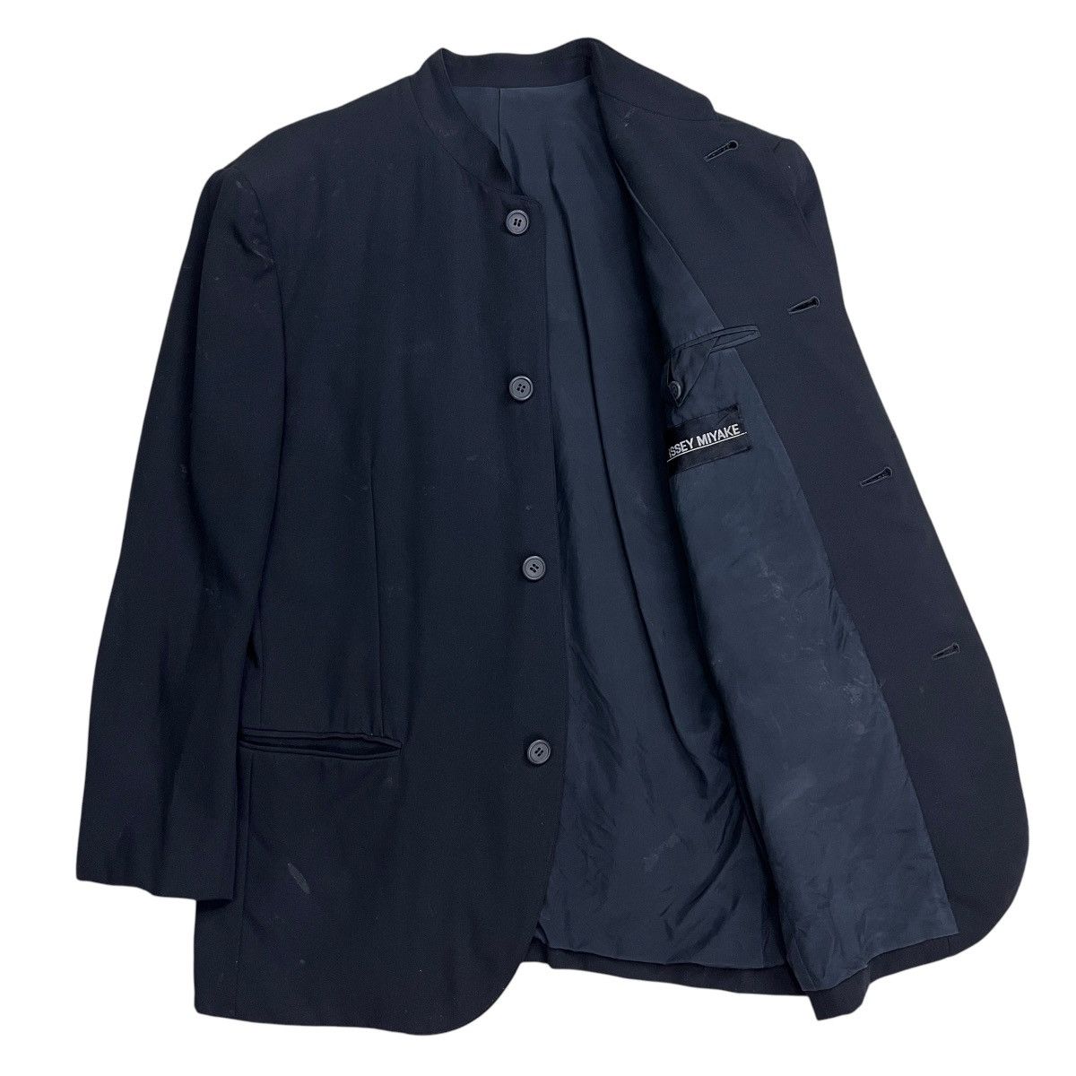 Issey Miyake 90s ISSEY MIYAKE FULL BUTTON MANDARIN JACKET MADE IN JAPAN Size US S / EU 44-46 / 1 - 1 Thumbnail