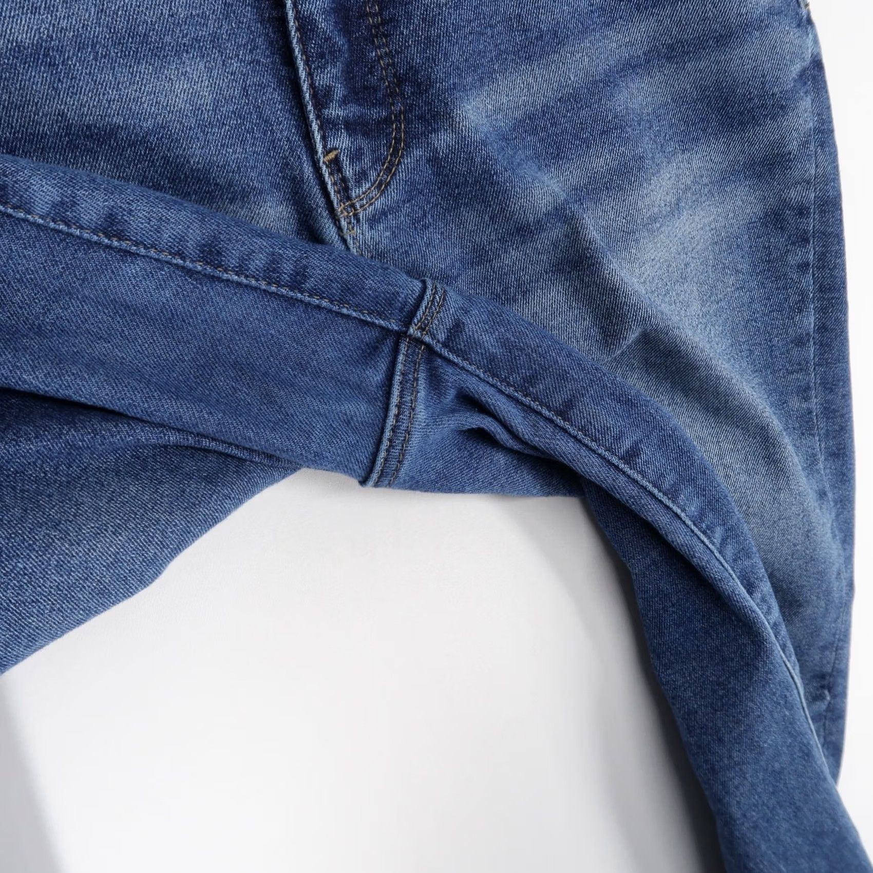 Vintage Evereve Jeans Womens 29 Blue High Rise Straight Leg Raw Hem Size 29" - 4 Thumbnail