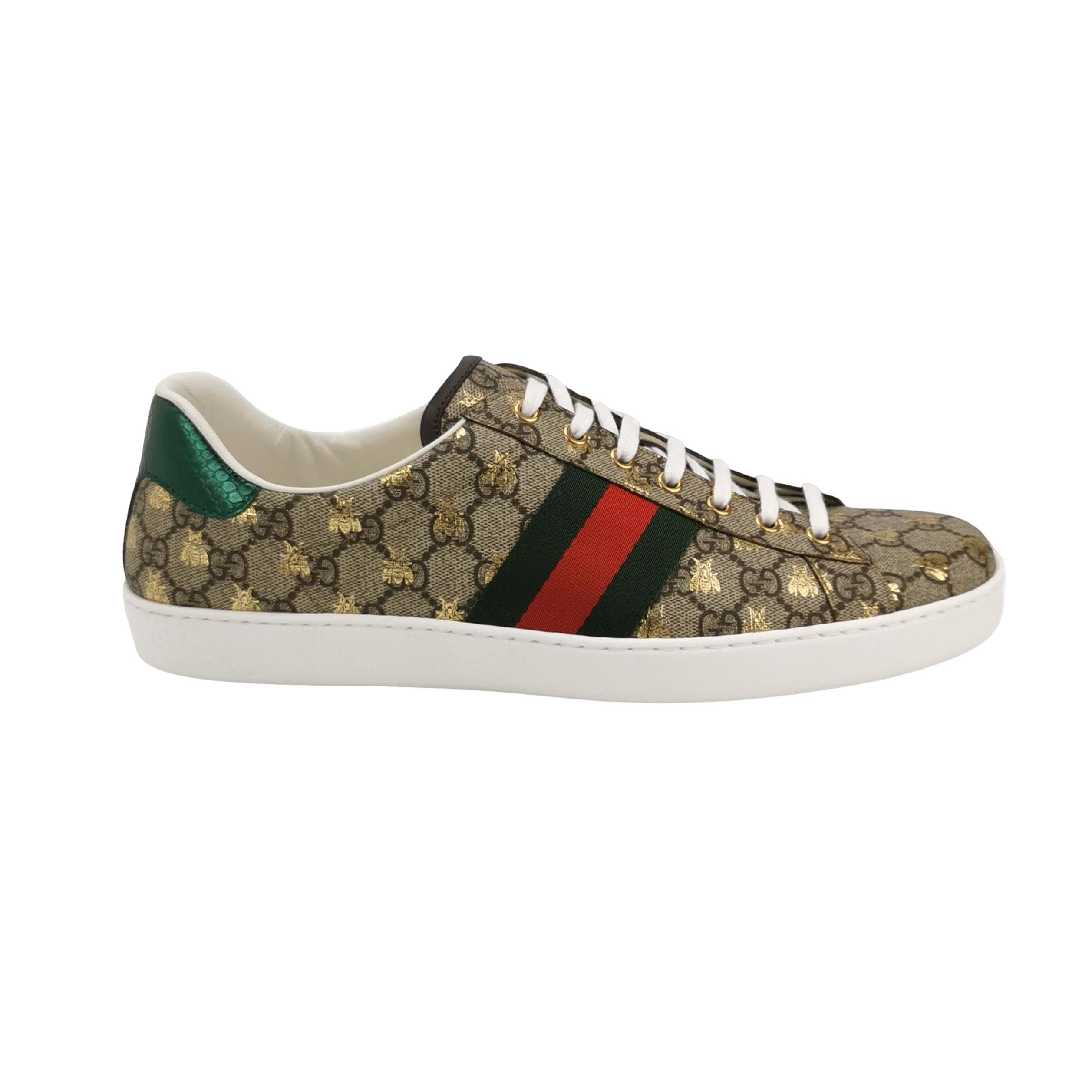 Gucci Gucci Bee Motif Ace Sneakers 47 Size US 14 / EU 47 - 1 Thumbnail
