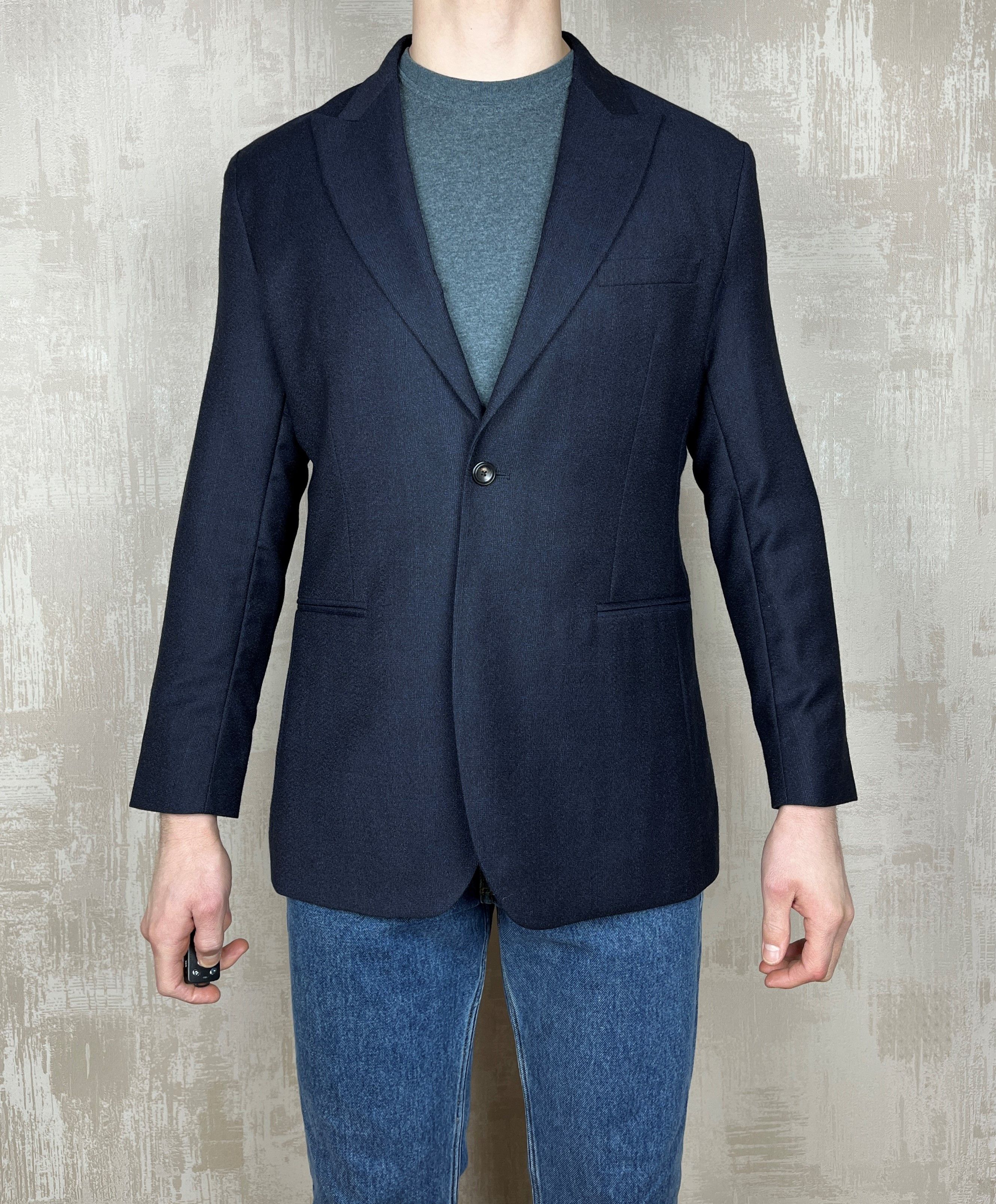 Reiss Reiss Wool Balzer Jacket Sport Coat One Button Chest 42 inch Size 42R - 1 Thumbnail