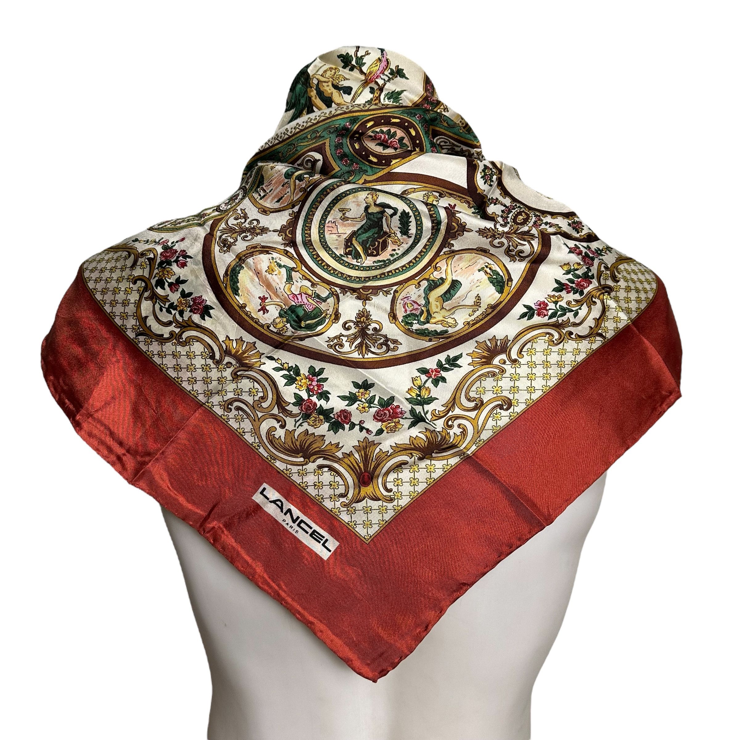 Lancel 🔥RARE🔥Lancel Silk Handkerchief Neckerchief Scarf Headband Size ONE SIZE - 1 Thumbnail