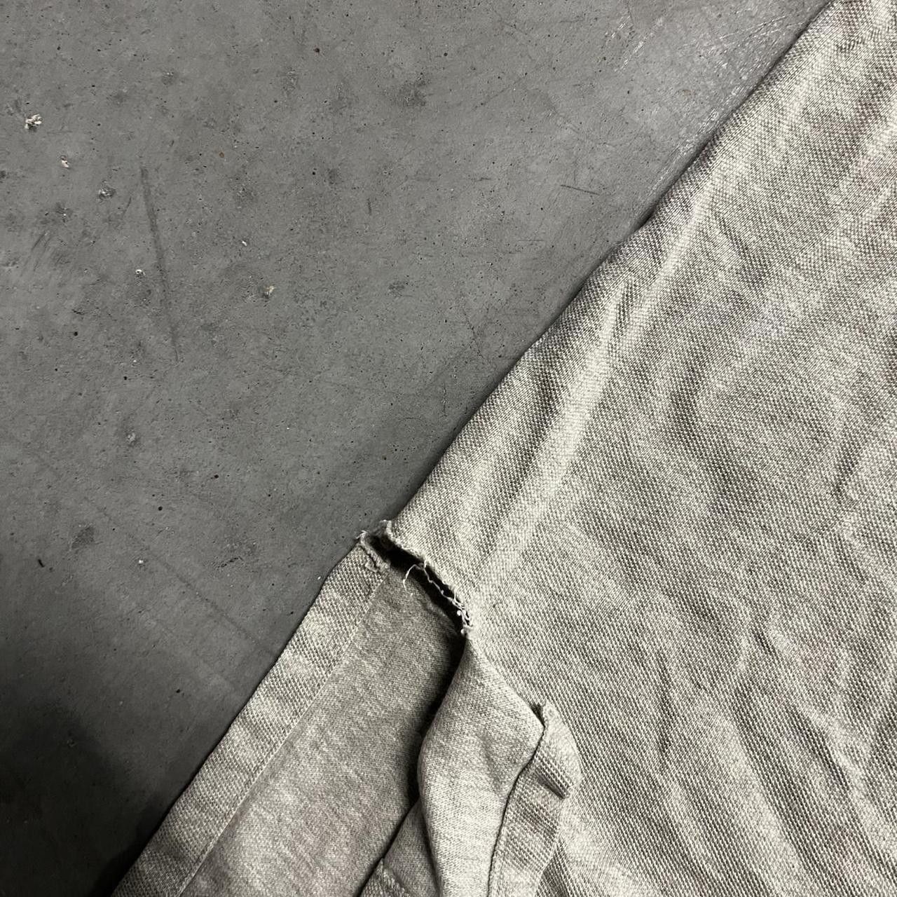 Polo Ralph Lauren Vintage Y2K/2000s Polo Ralph Lauren Grey Polo Shirt! Size US XXL / EU 58 / 5 - 4 Thumbnail