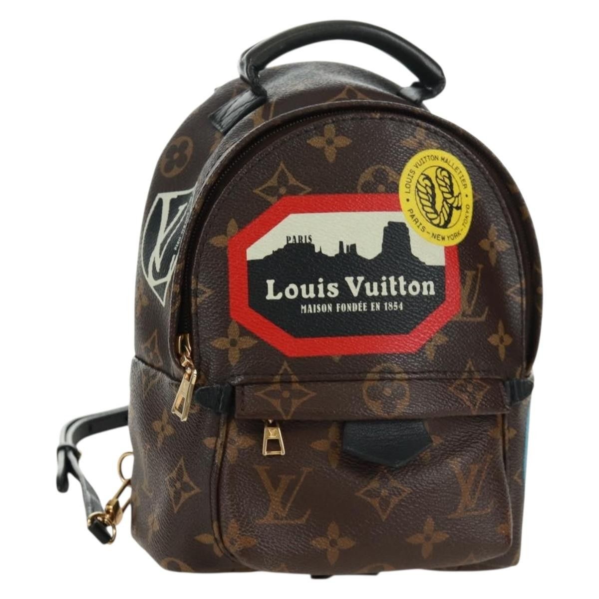 Louis Vuitton Louis Vuitton Palm Springs Backpack Limited Edition World Tour Monogram Canvas Size ONE SIZE - 1 Thumbnail
